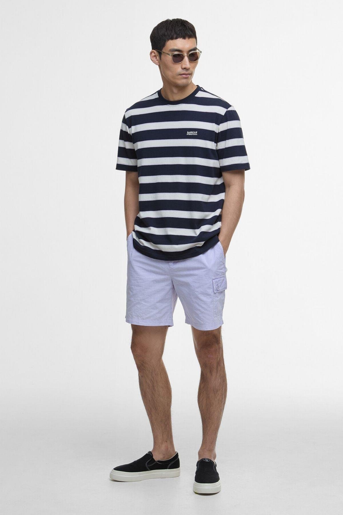 B.Intl Luca Stripe T-Shirt NY91 Navy