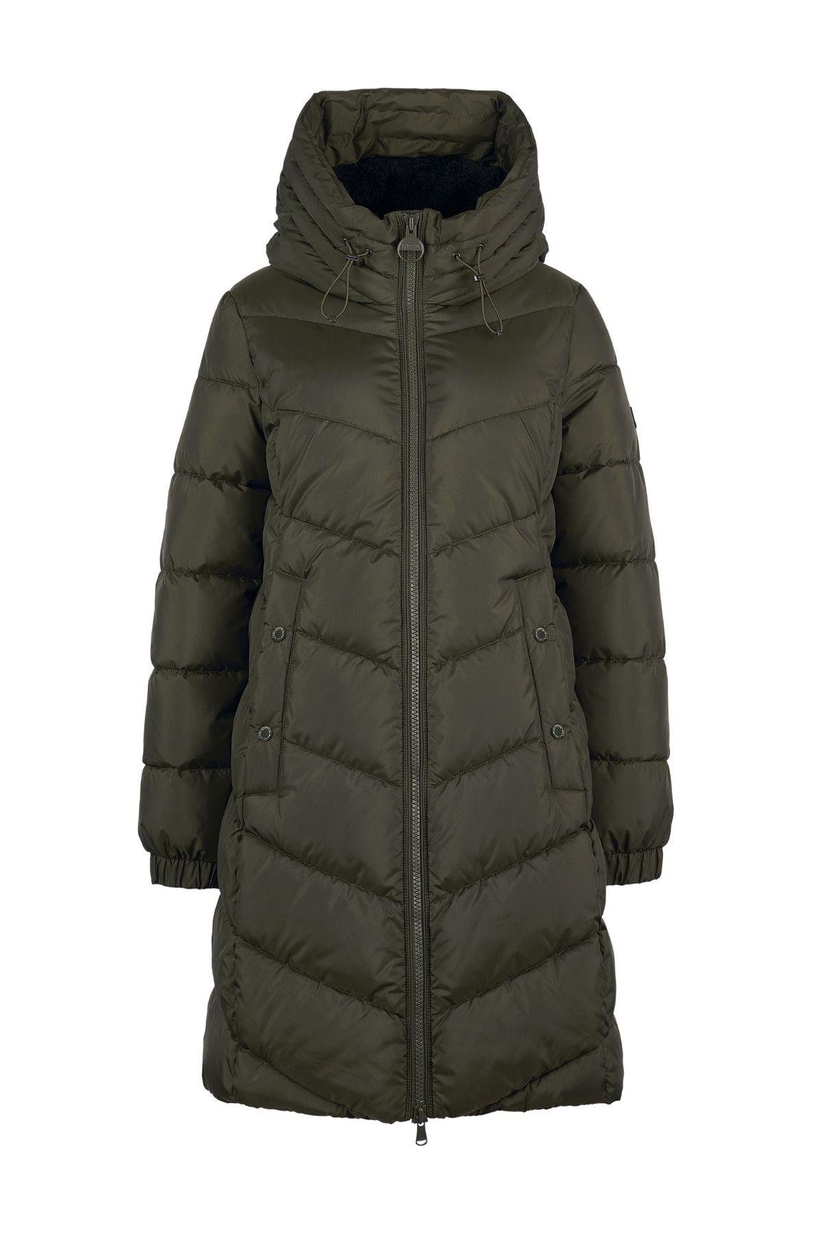 B.Intl Boston Longline Kapitone Ceket OL51 Envy