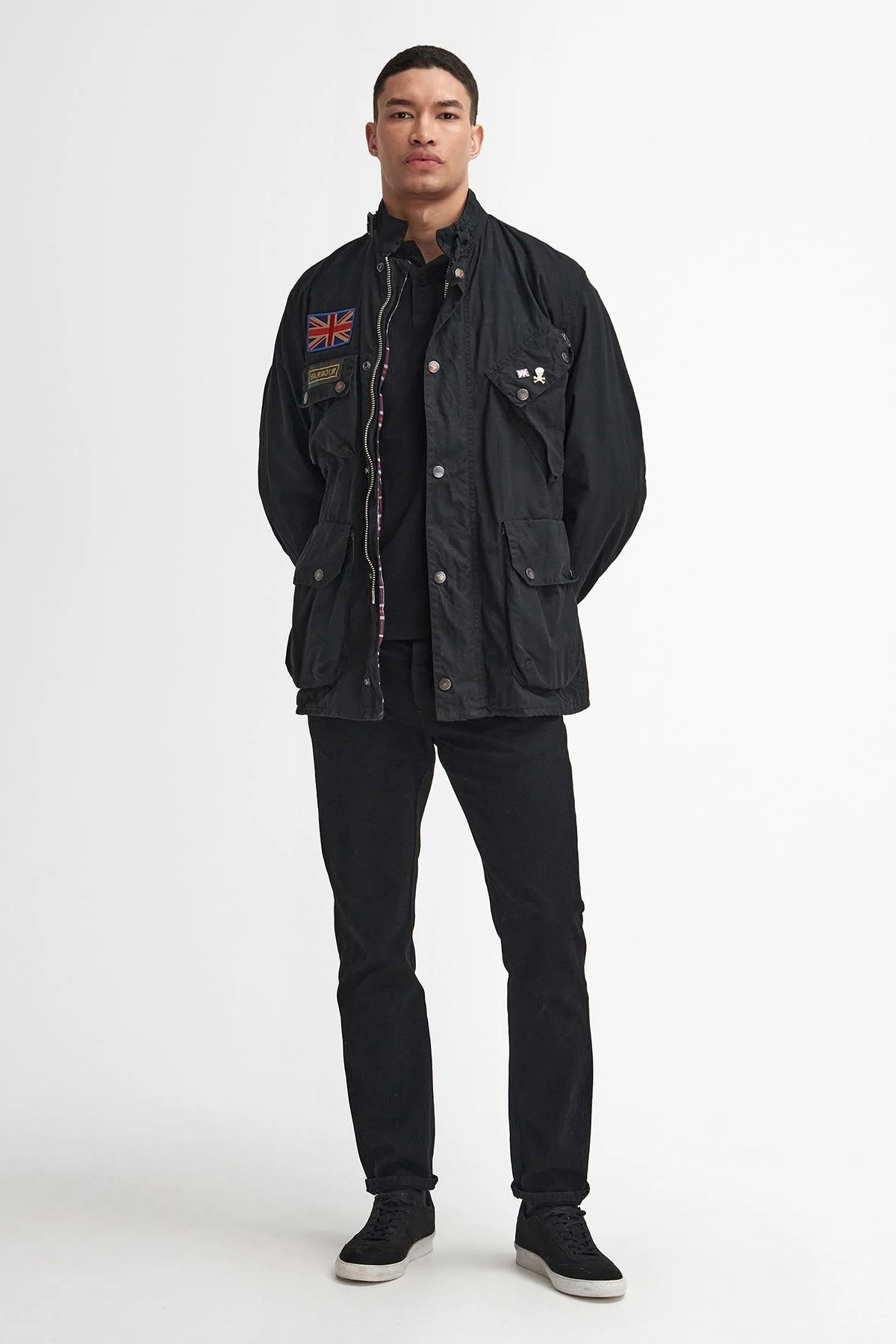 B.Intl 60th Anniversary Yağlı Ceket BK71 Black