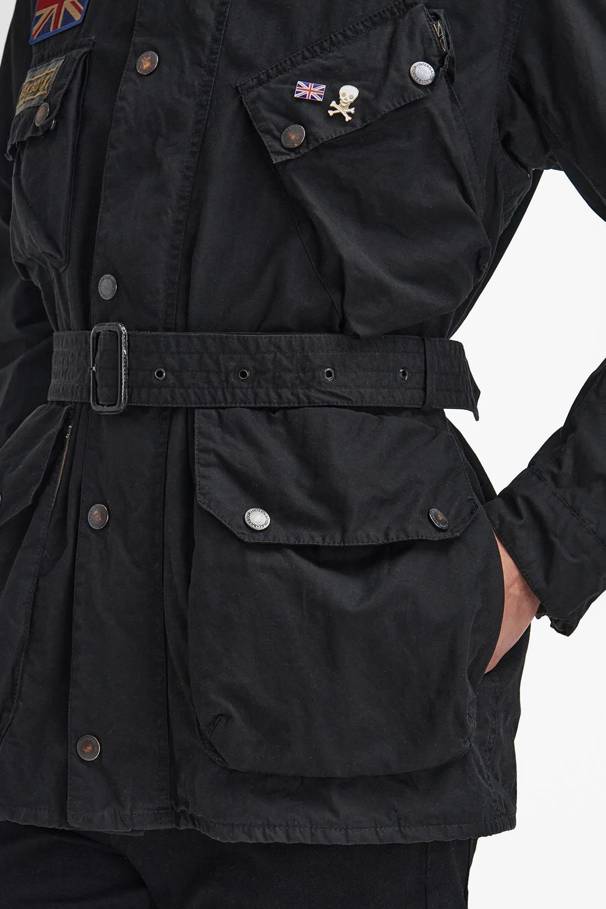 B.Intl 60th Anniversary Yağlı Ceket BK71 Black