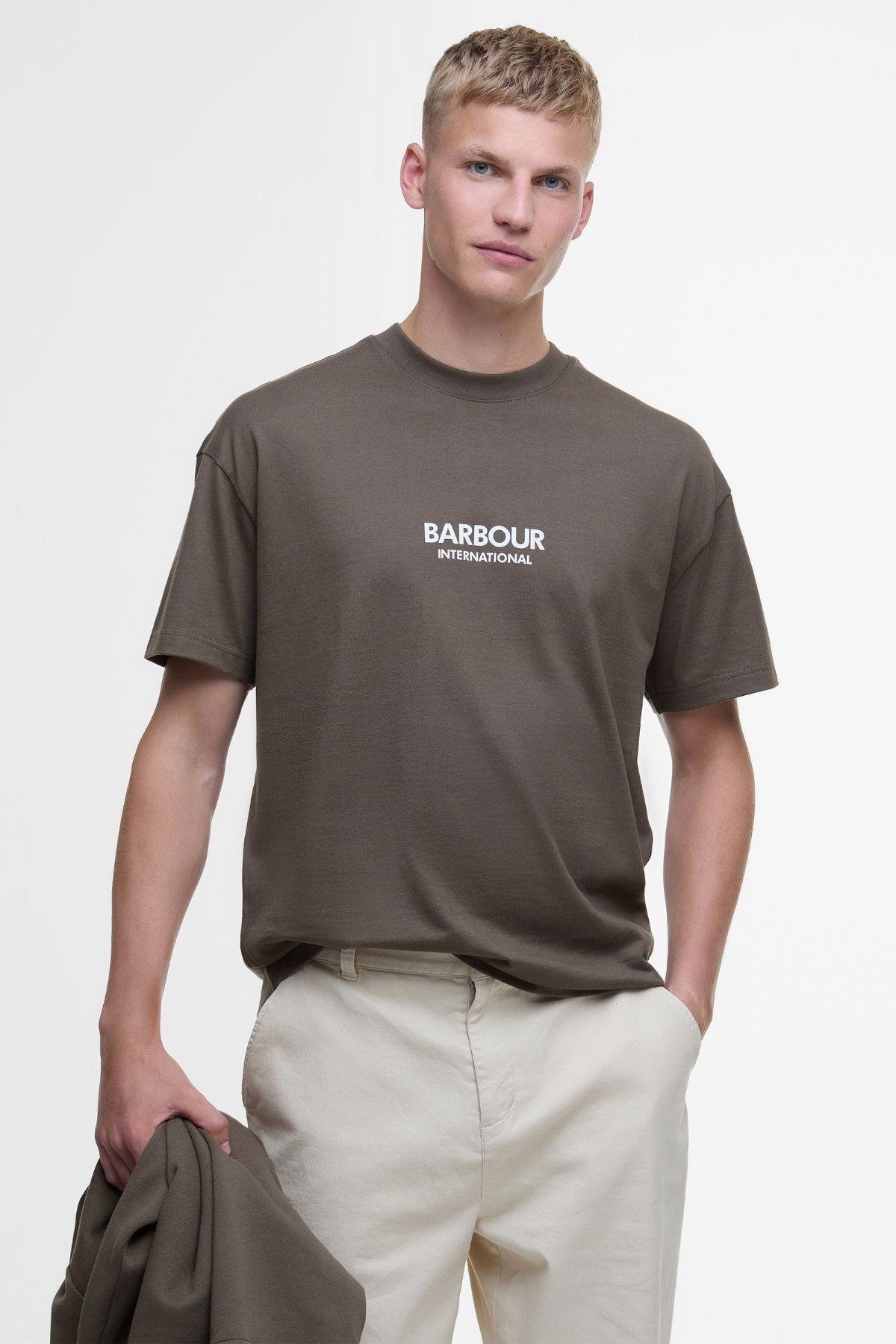 B.Intl Formula Oversized T-Shirt BR97 Major Brown