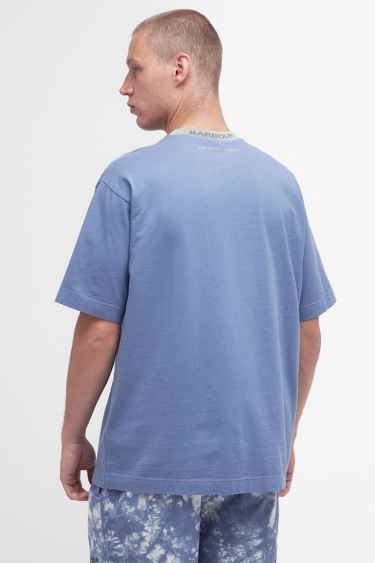 B.Intl Stacked Oversized T-Shirt GY56 Flint Blue