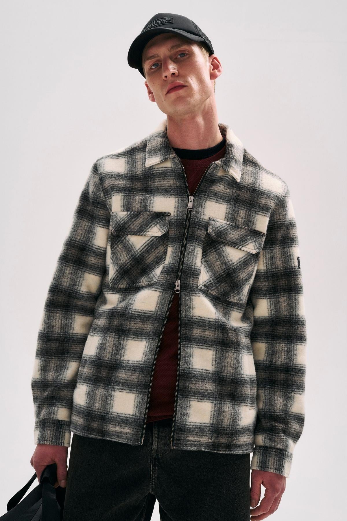 B.Intl Clayton Overshirt GY35 Concrete