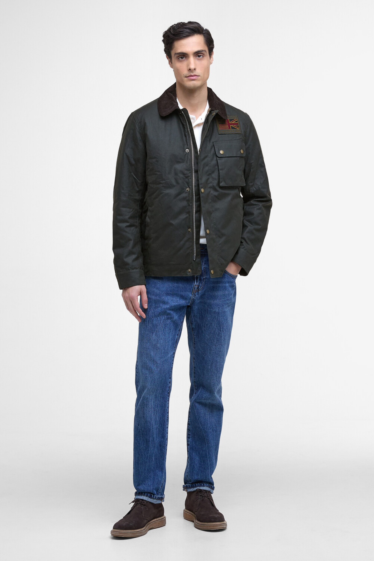 B.Intl Workers Yağlı Ceket SG91 Sage