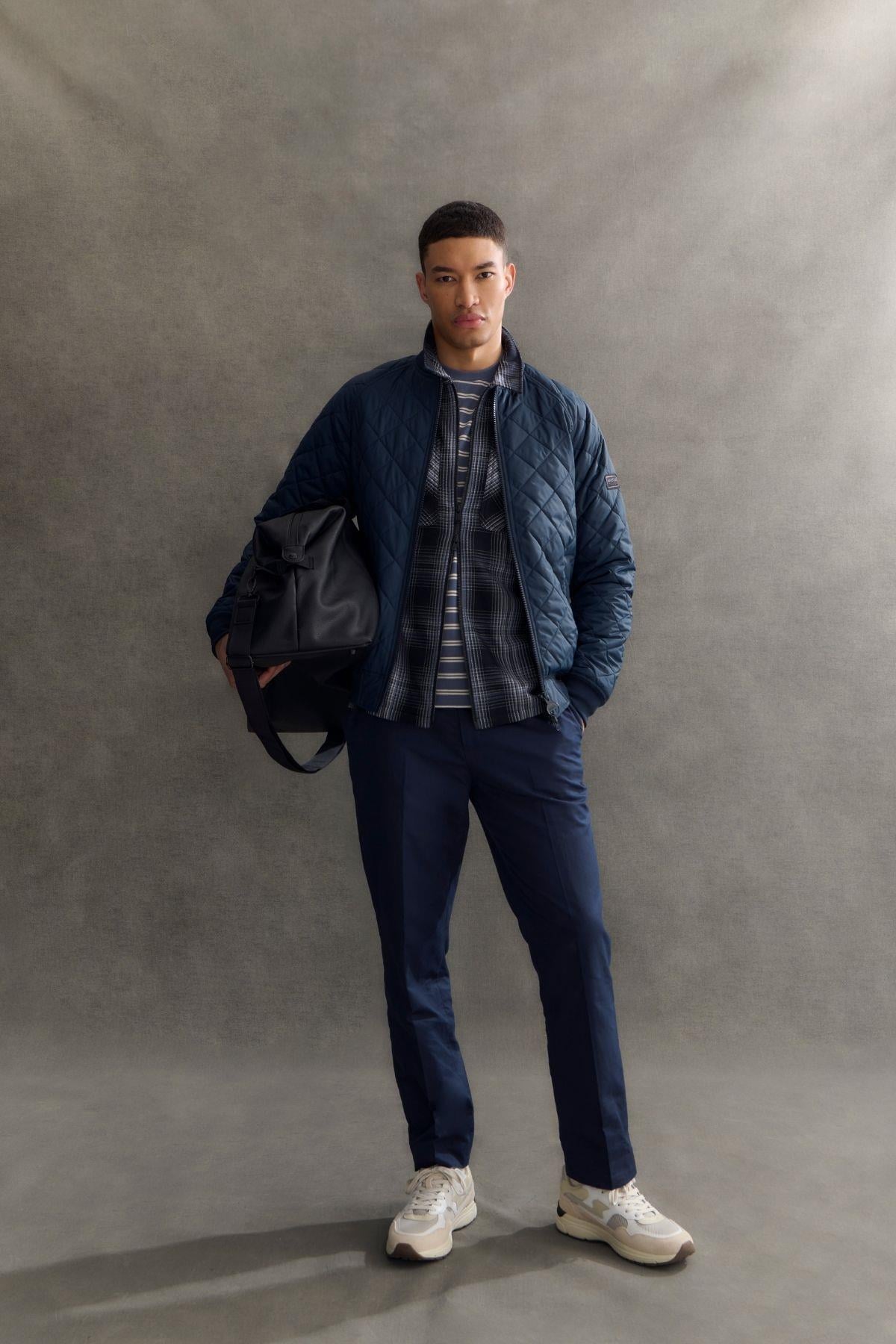 B.Intl Arne Checked Dış Gömlek BK11 Black