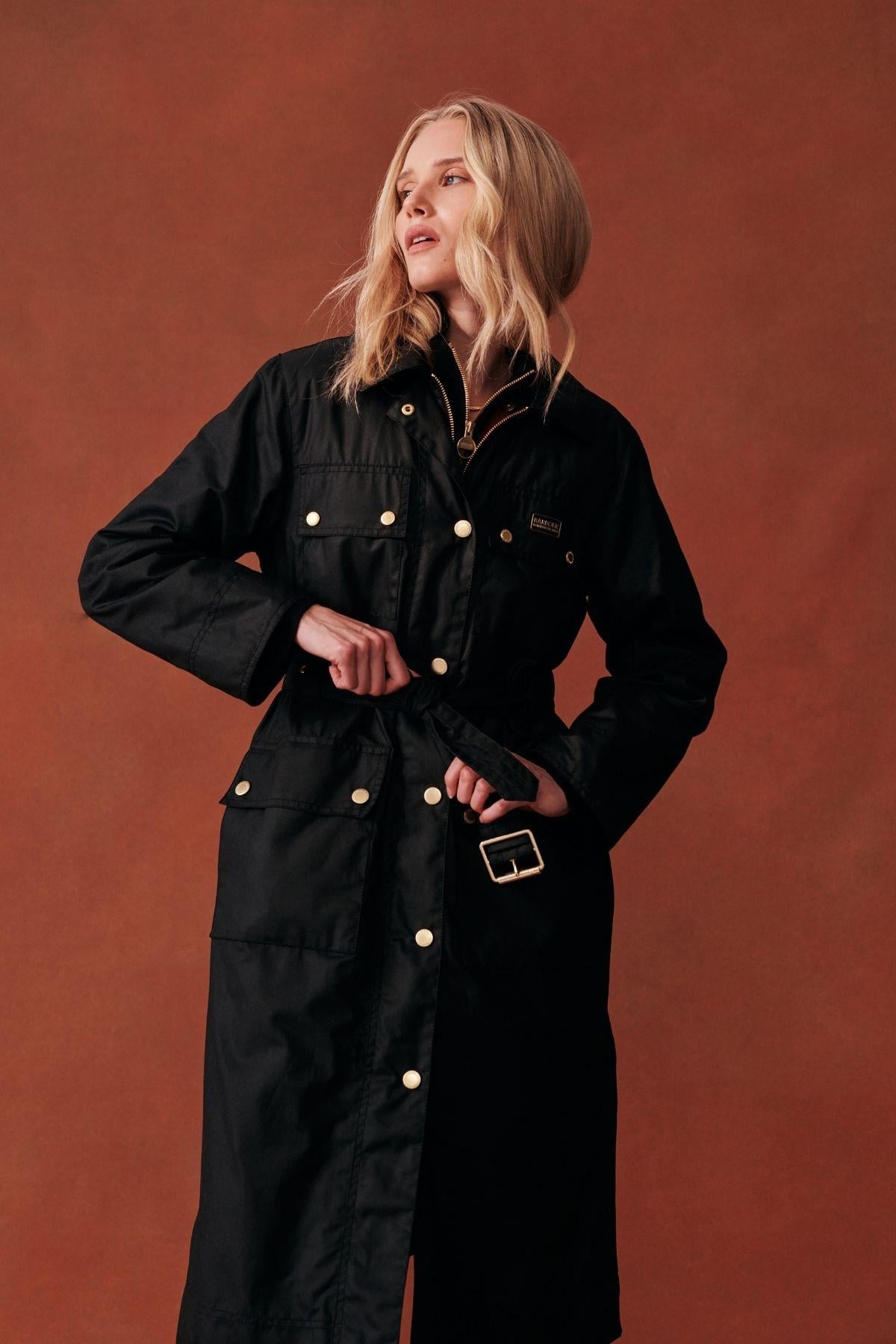 B.Intl Milla Yağlı Trençkot BK71 Black