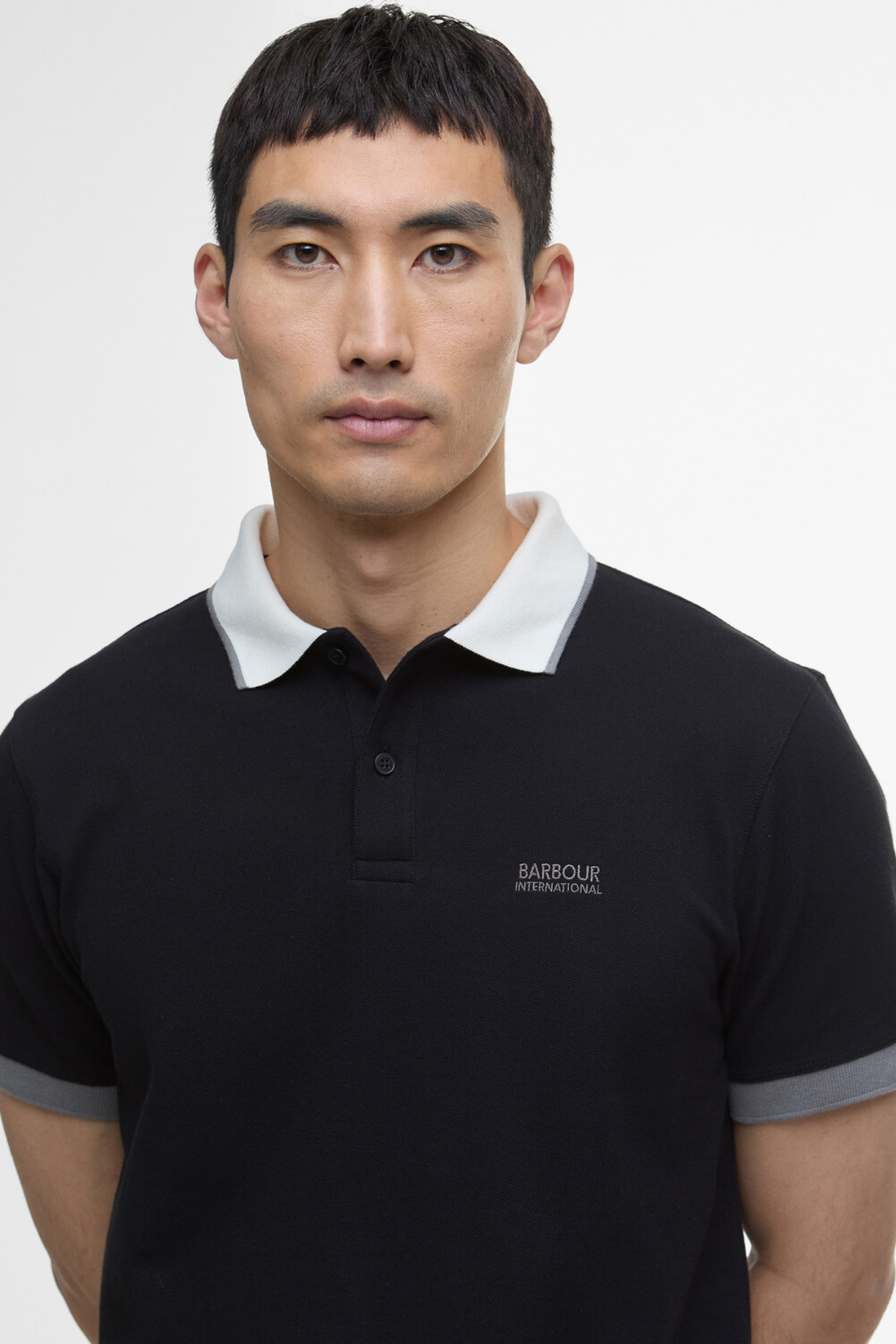 B.Intl Howall Polo Yaka T-Shirt BK11 Black