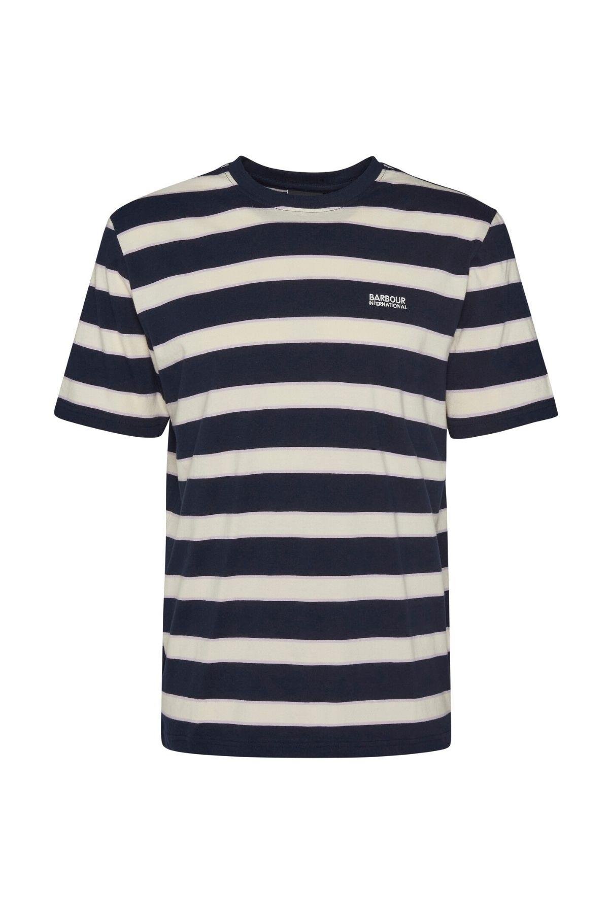 B.Intl Luca Stripe T-Shirt NY91 Navy
