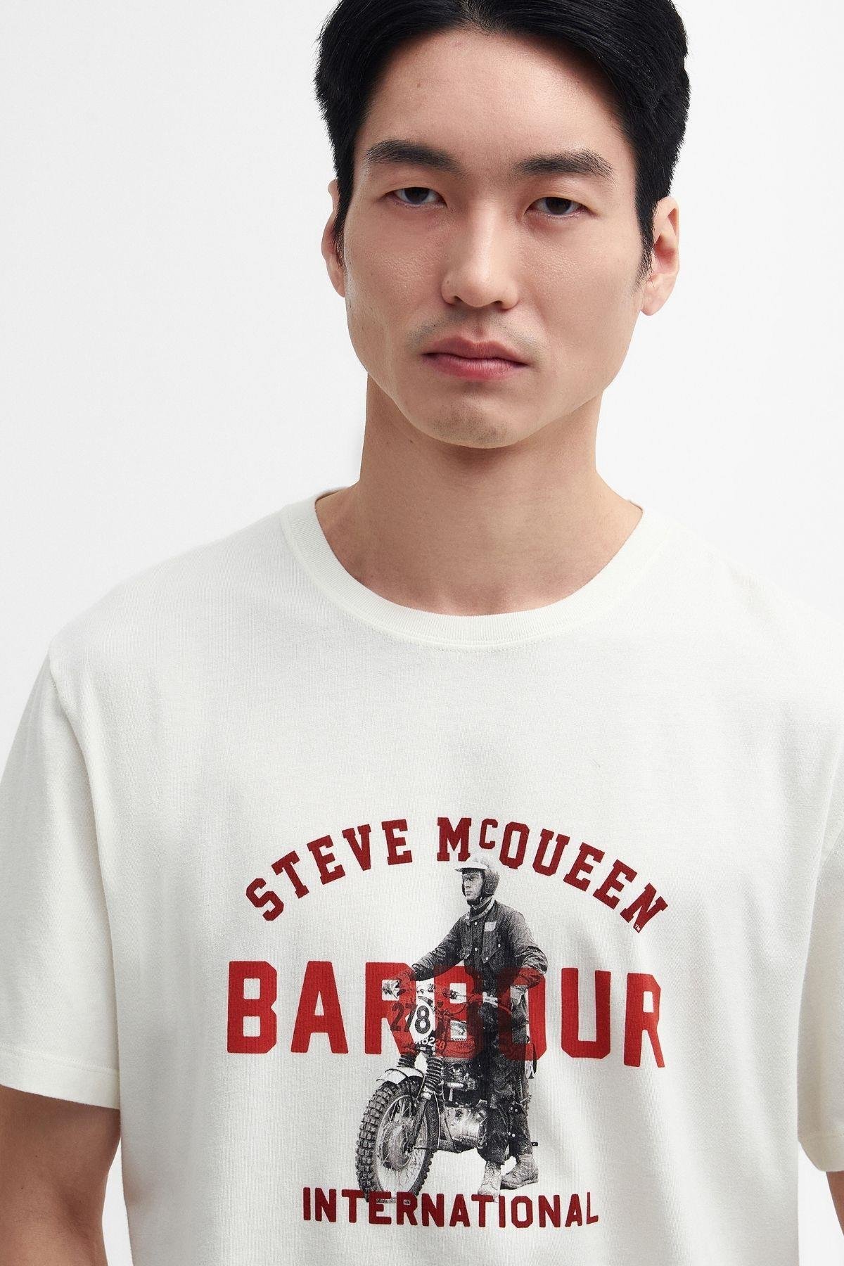 B.Intl Speedway T-Shirt WH32 Whisper White