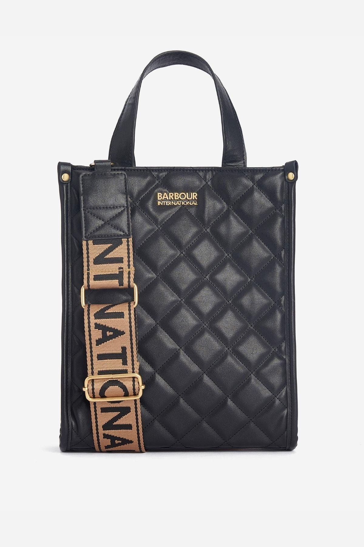 B.Intl Kapitone Fenchurch Tote Çanta BK11 Black