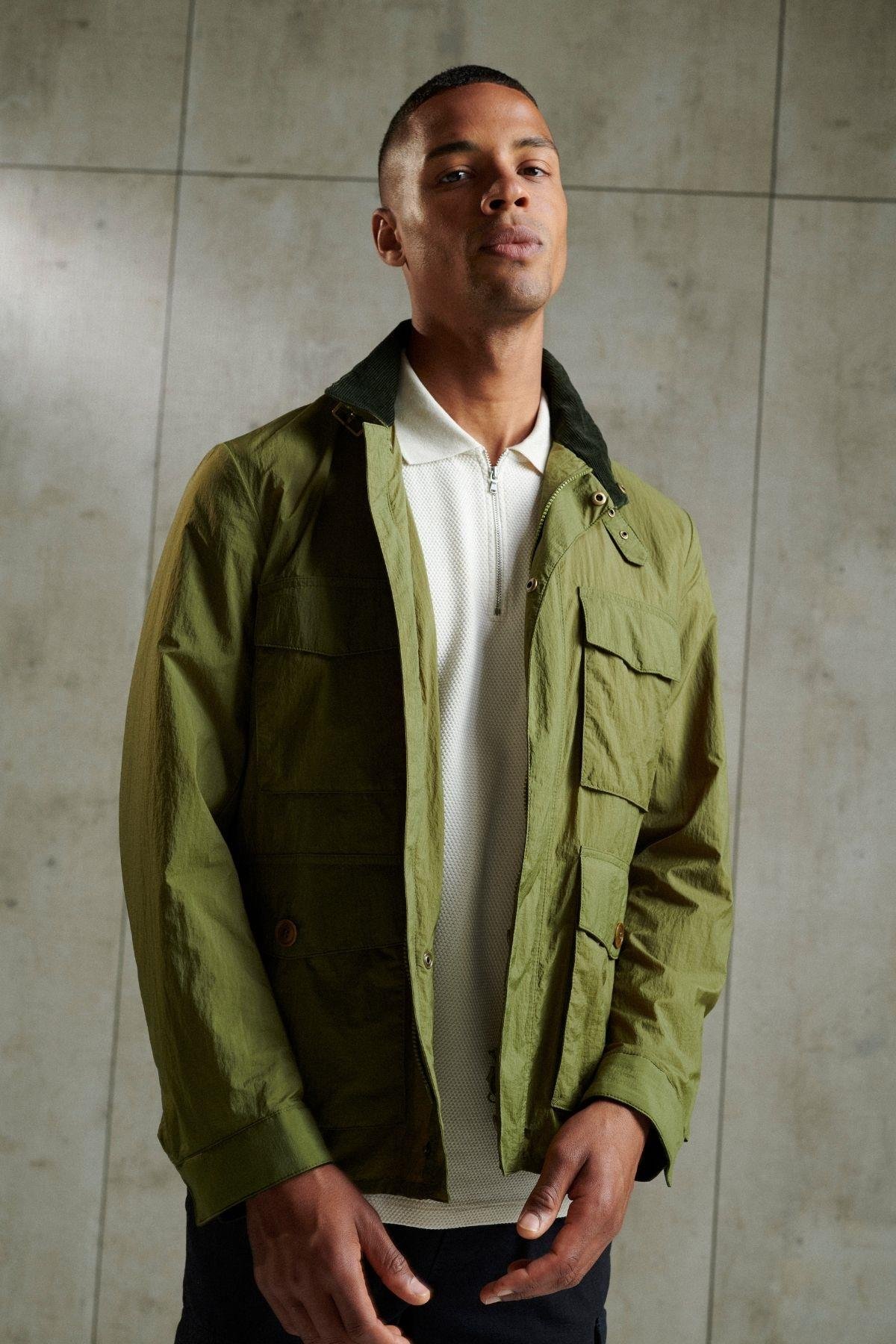 B.Intl Tourer Clove Utility Ceket OL31 Olive Branch