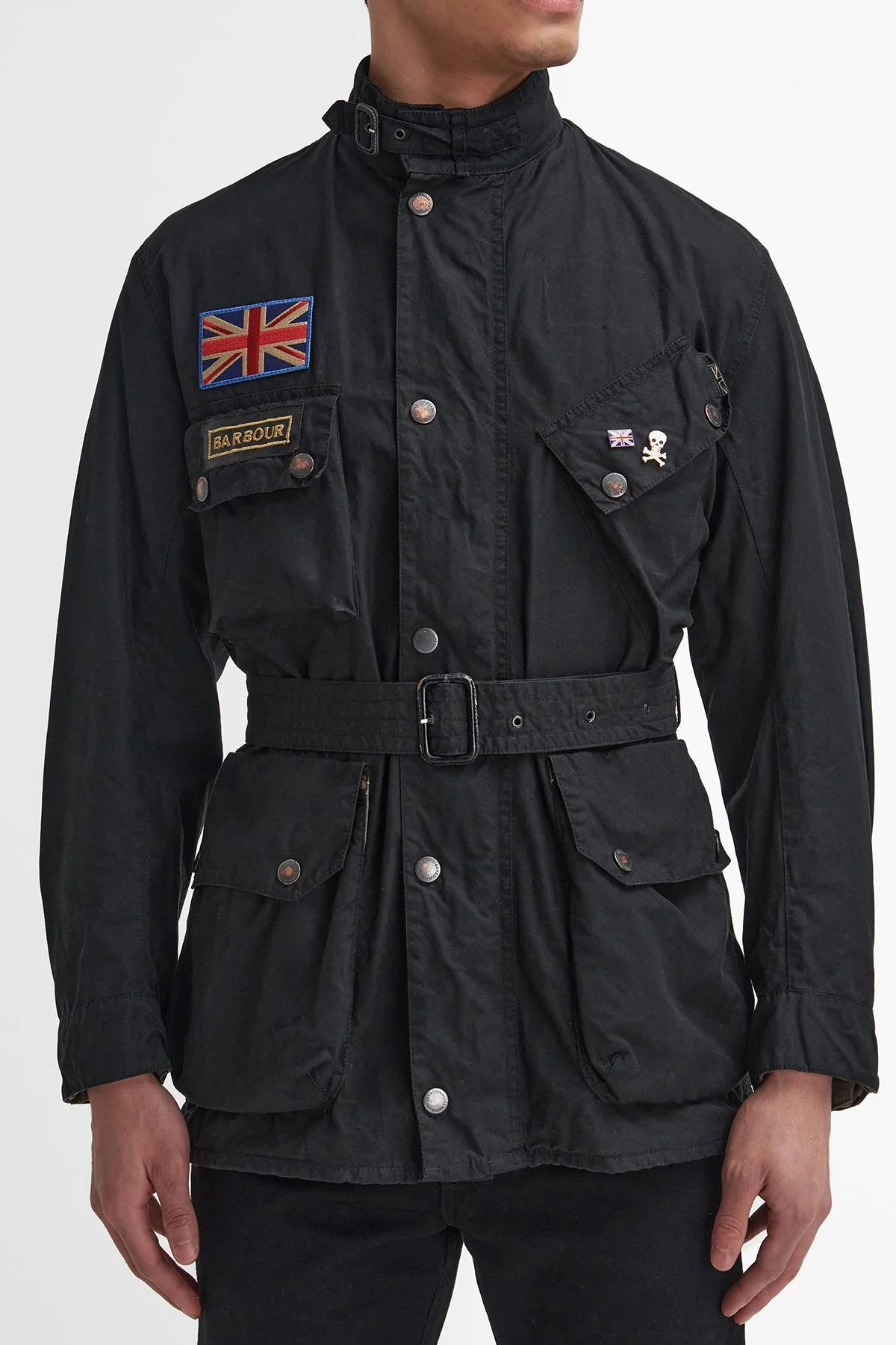 B.Intl 60th Anniversary Yağlı Ceket BK71 Black