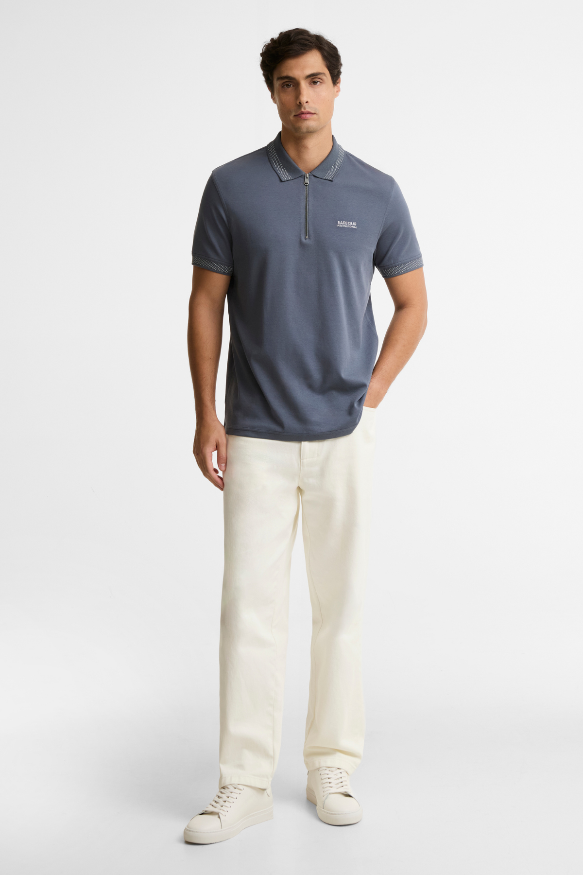 B.Intl Owts Polo Yaka CH11 Washed Charcoal