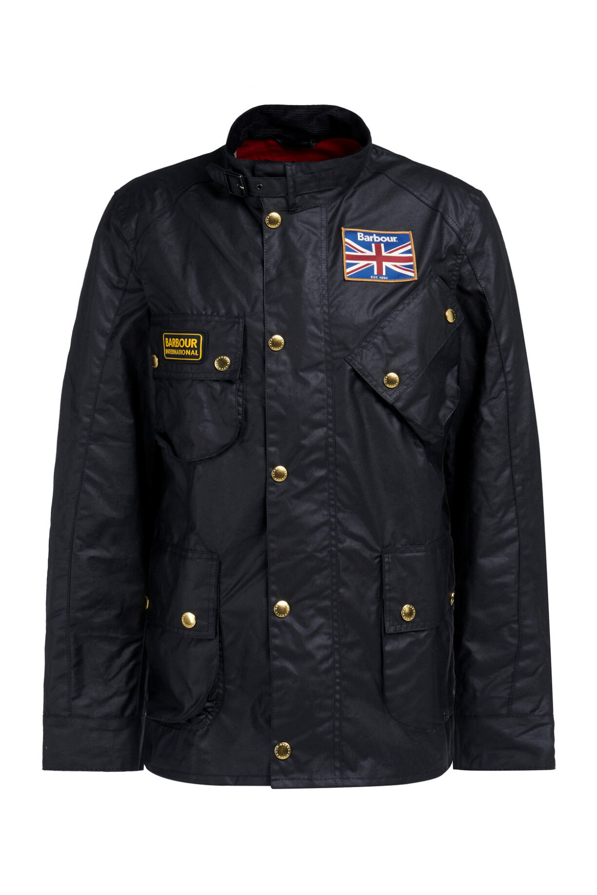 B.Intl Union Jack International Yağlı Ceket BK91 Black