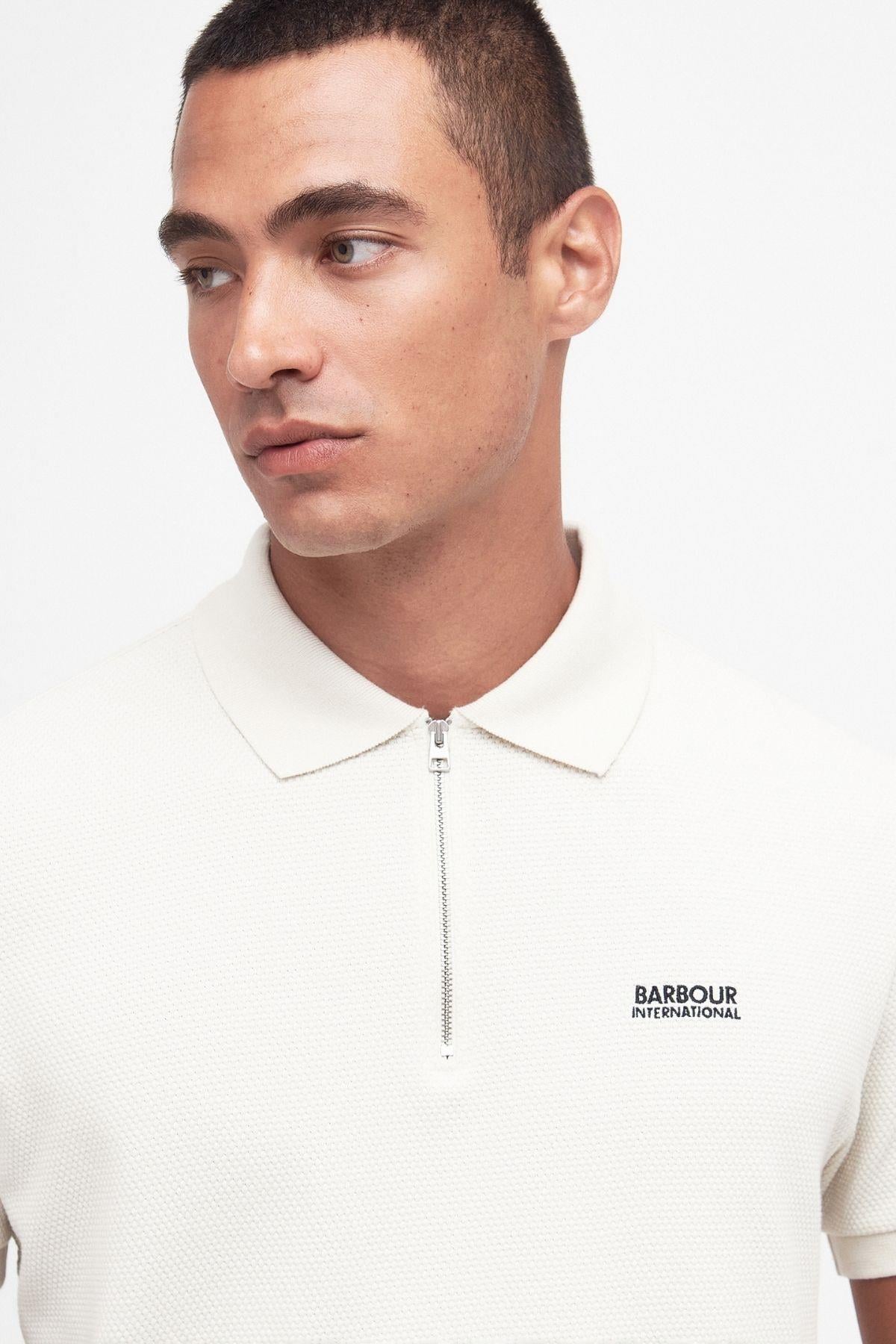 B.Intl Albury Short Sleeve Polo Yaka CR11 Dove Grey