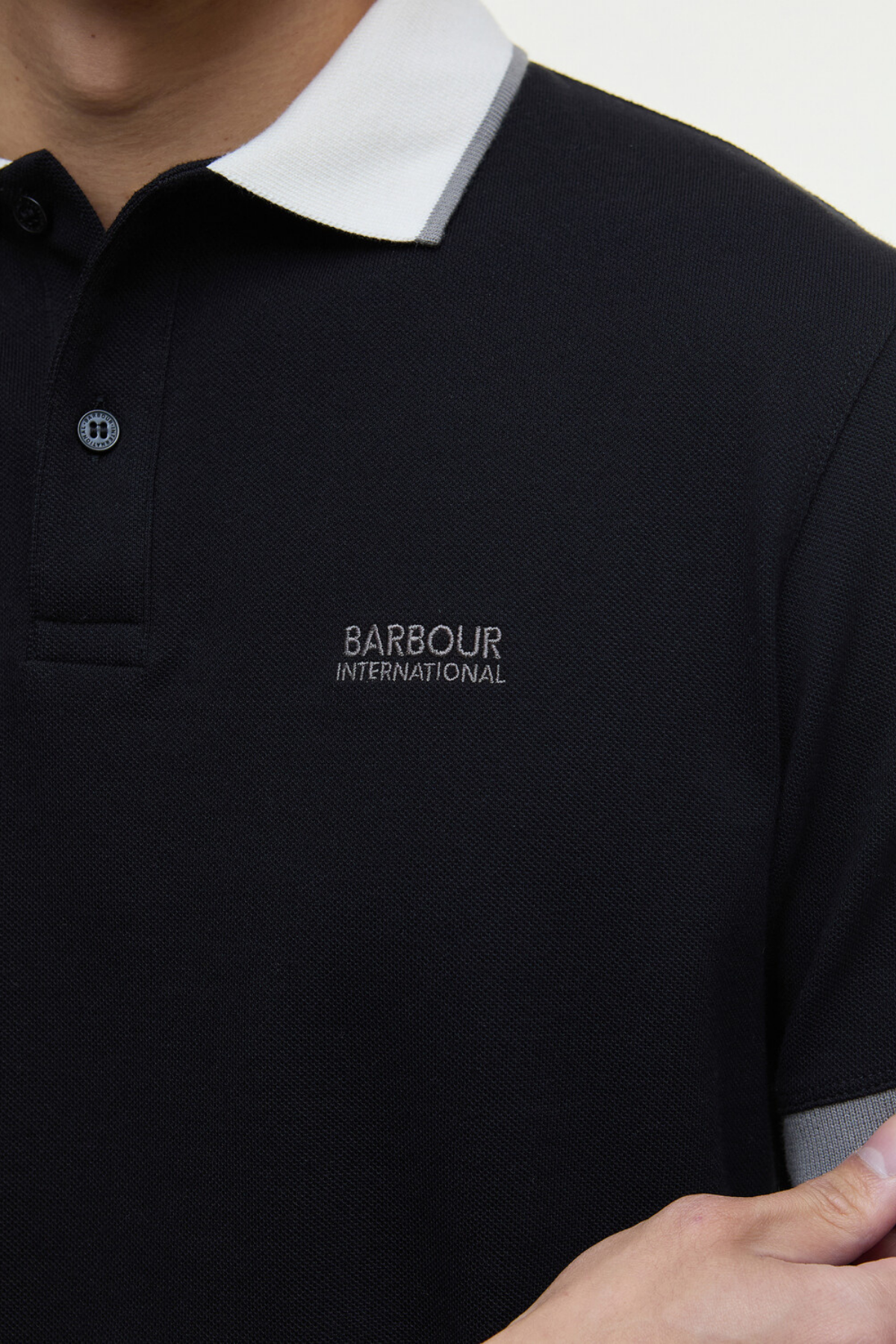 B.Intl Howall Polo Yaka T-Shirt BK11 Black