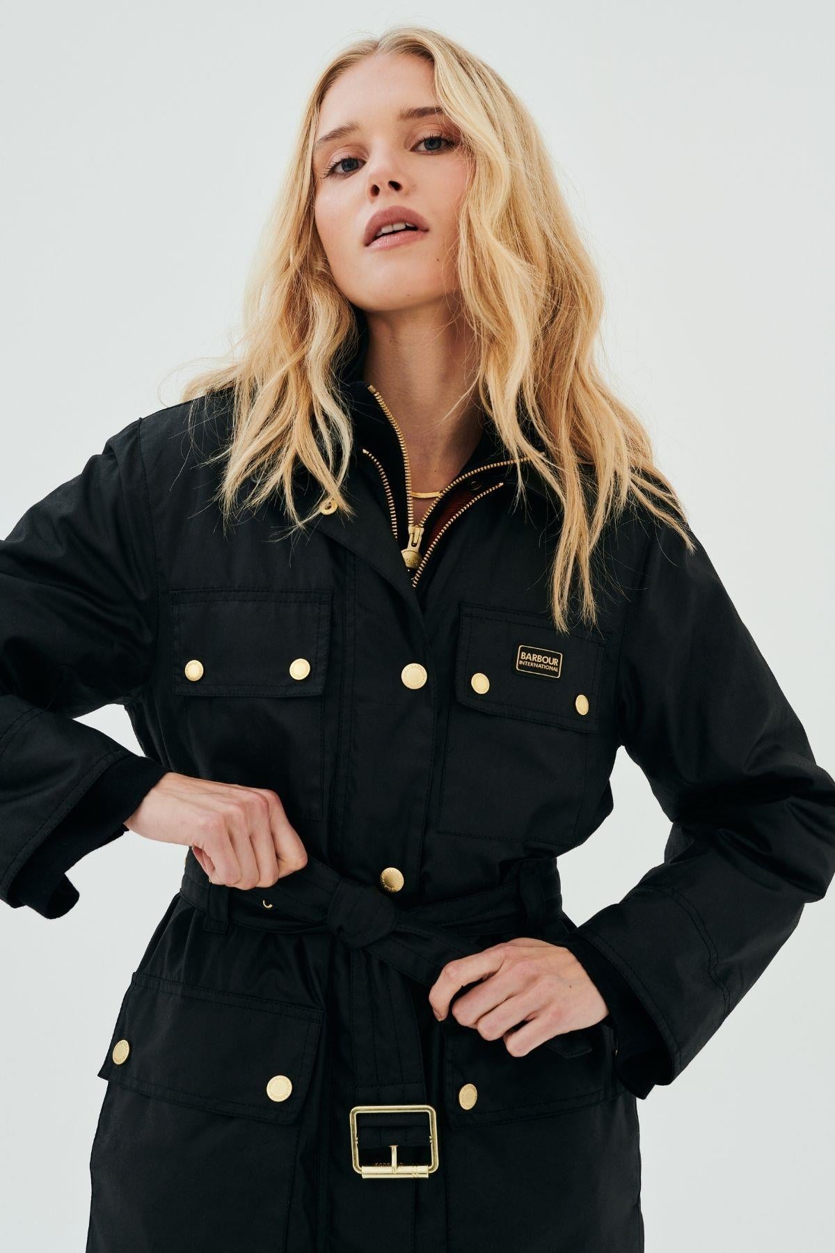 B.Intl Milla Yağlı Trençkot BK71 Black
