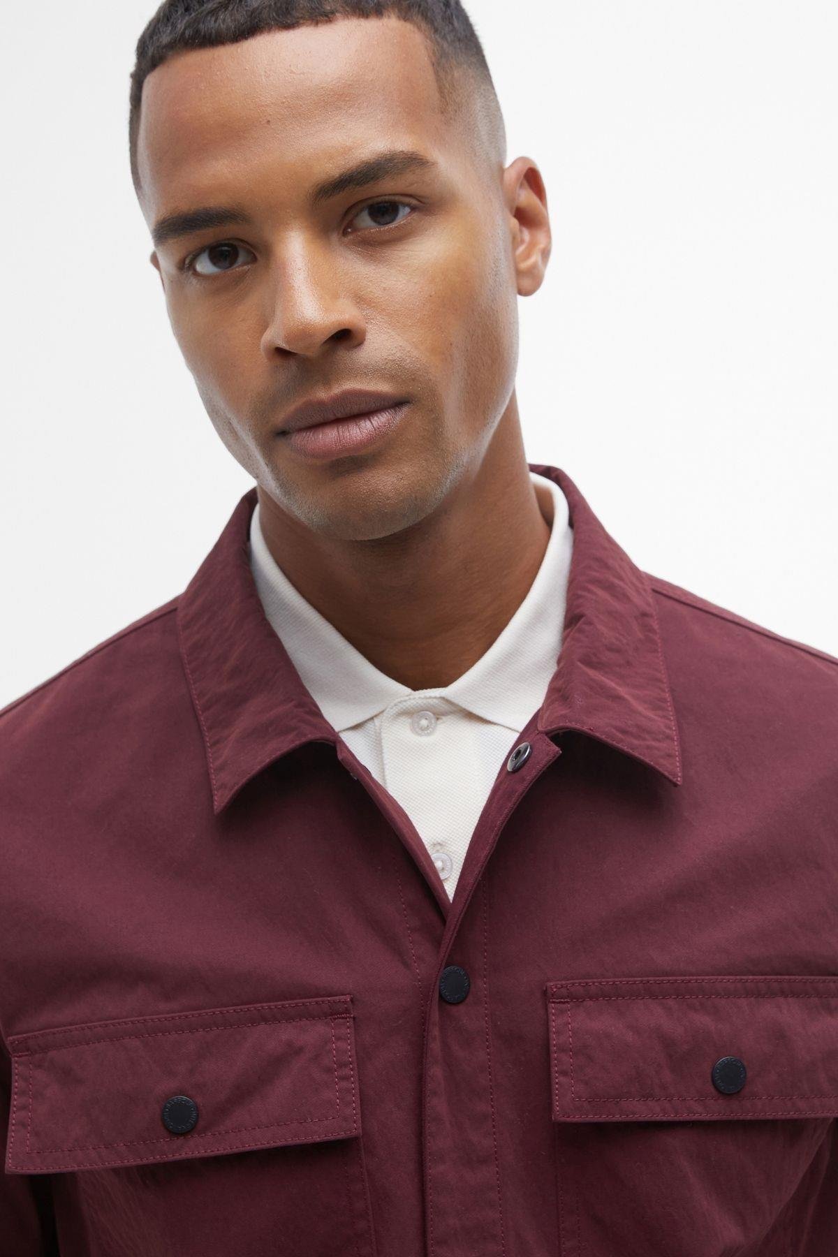 B.Intl Rocco Overshirt RE98 Bordeaux
