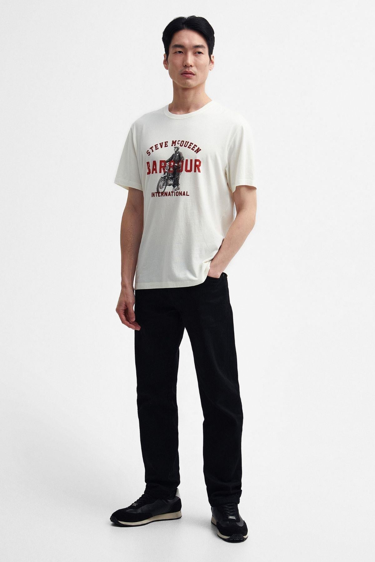 B.Intl Speedway T-Shirt WH32 Whisper White
