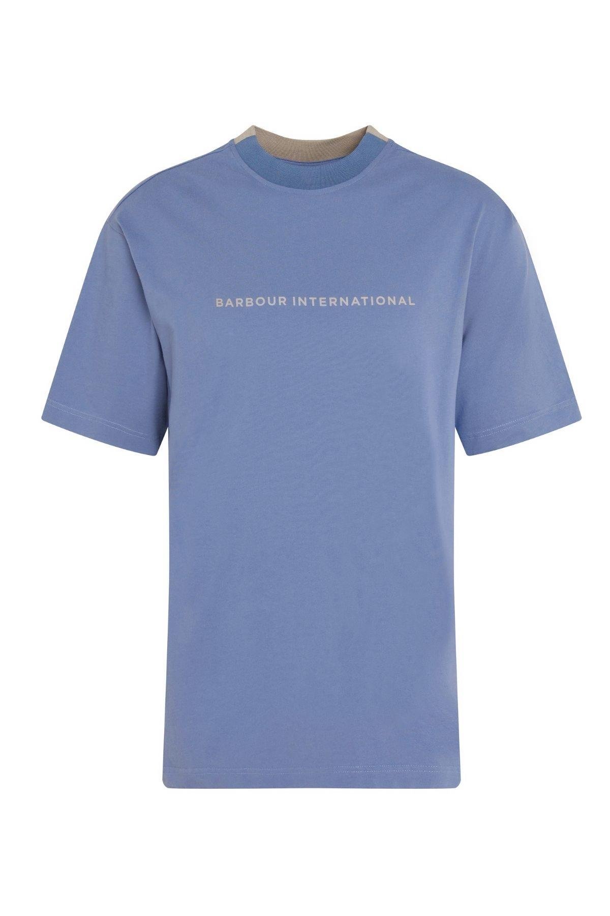 B.Intl Stacked Oversized T-Shirt GY56 Flint Blue