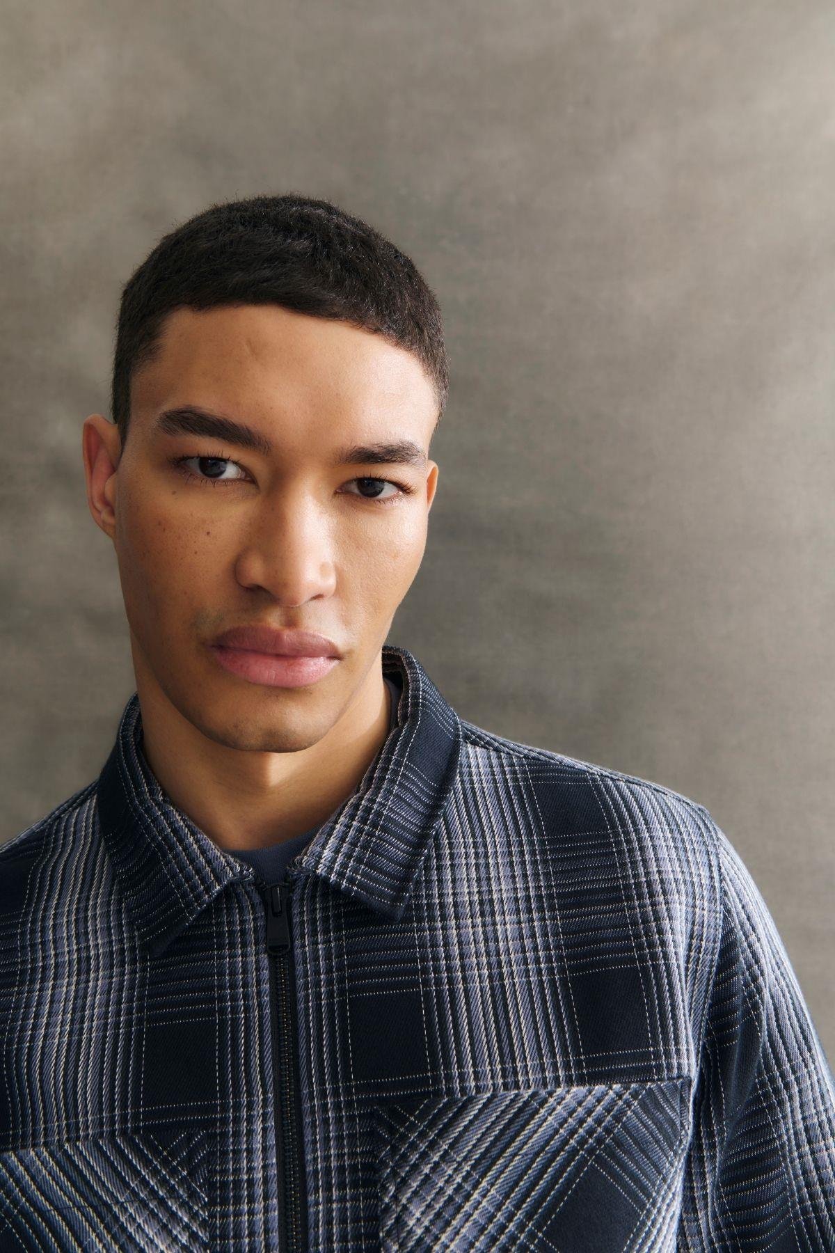 B.Intl Arne Checked Dış Gömlek BK11 Black