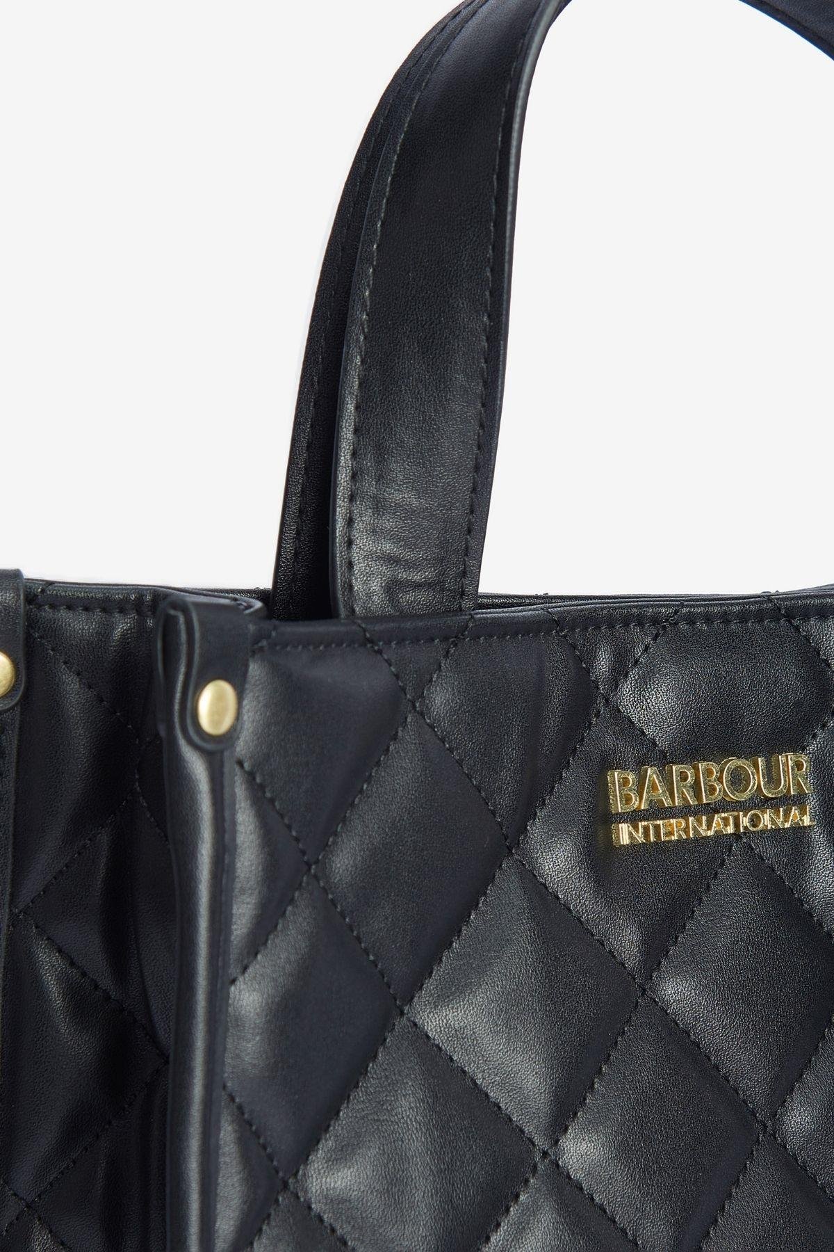 B.Intl Kapitone Fenchurch Tote Çanta BK11 Black