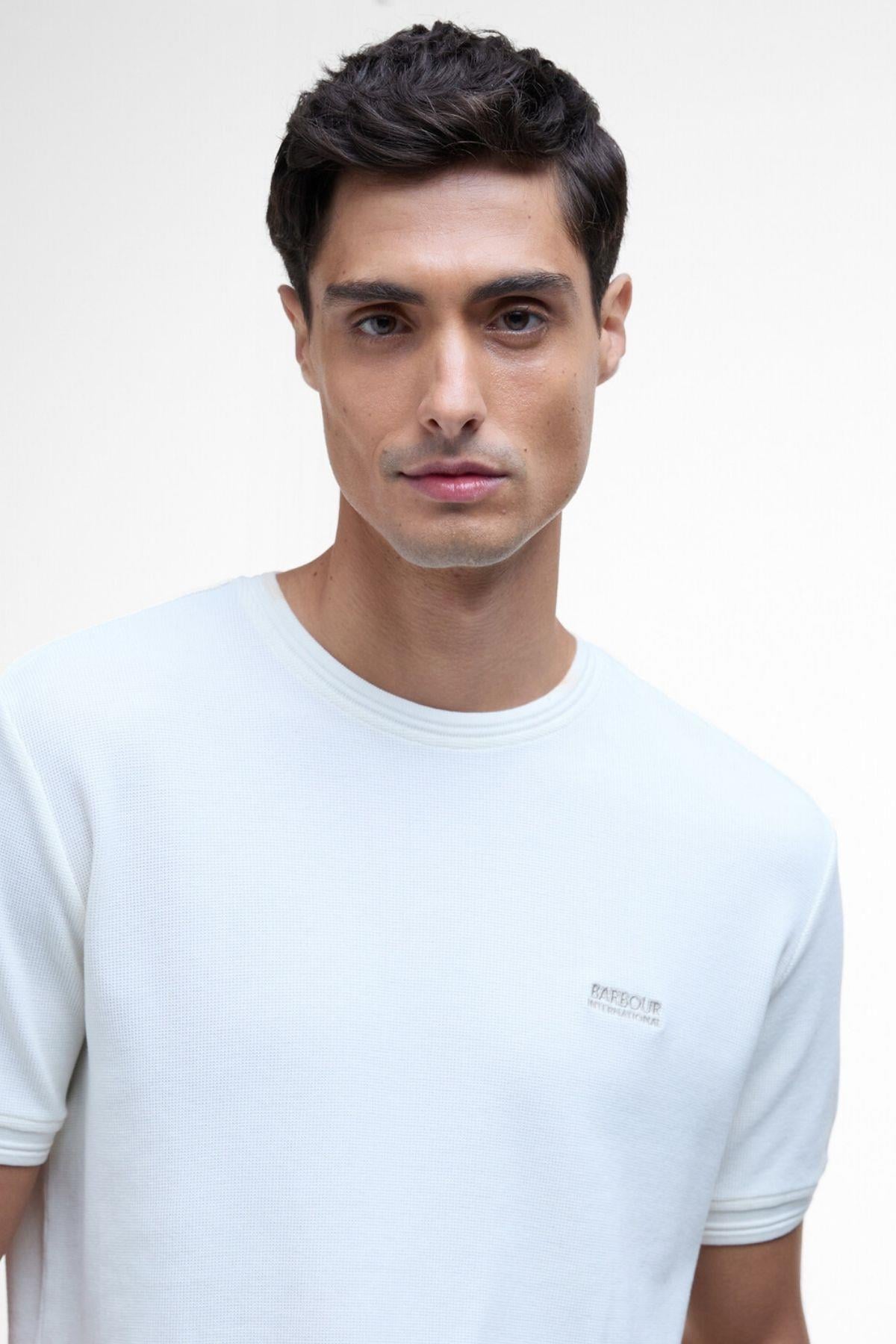 B.Intl Charlie Textured T-Shirt WH32 Whisper White