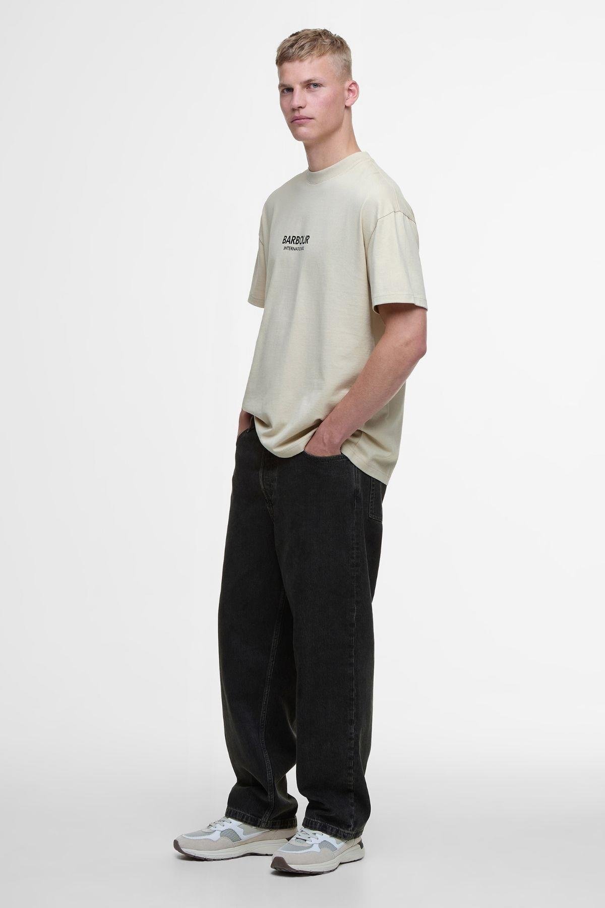 B.Intl Formula Oversized T-Shirt GY55 Oyster Grey