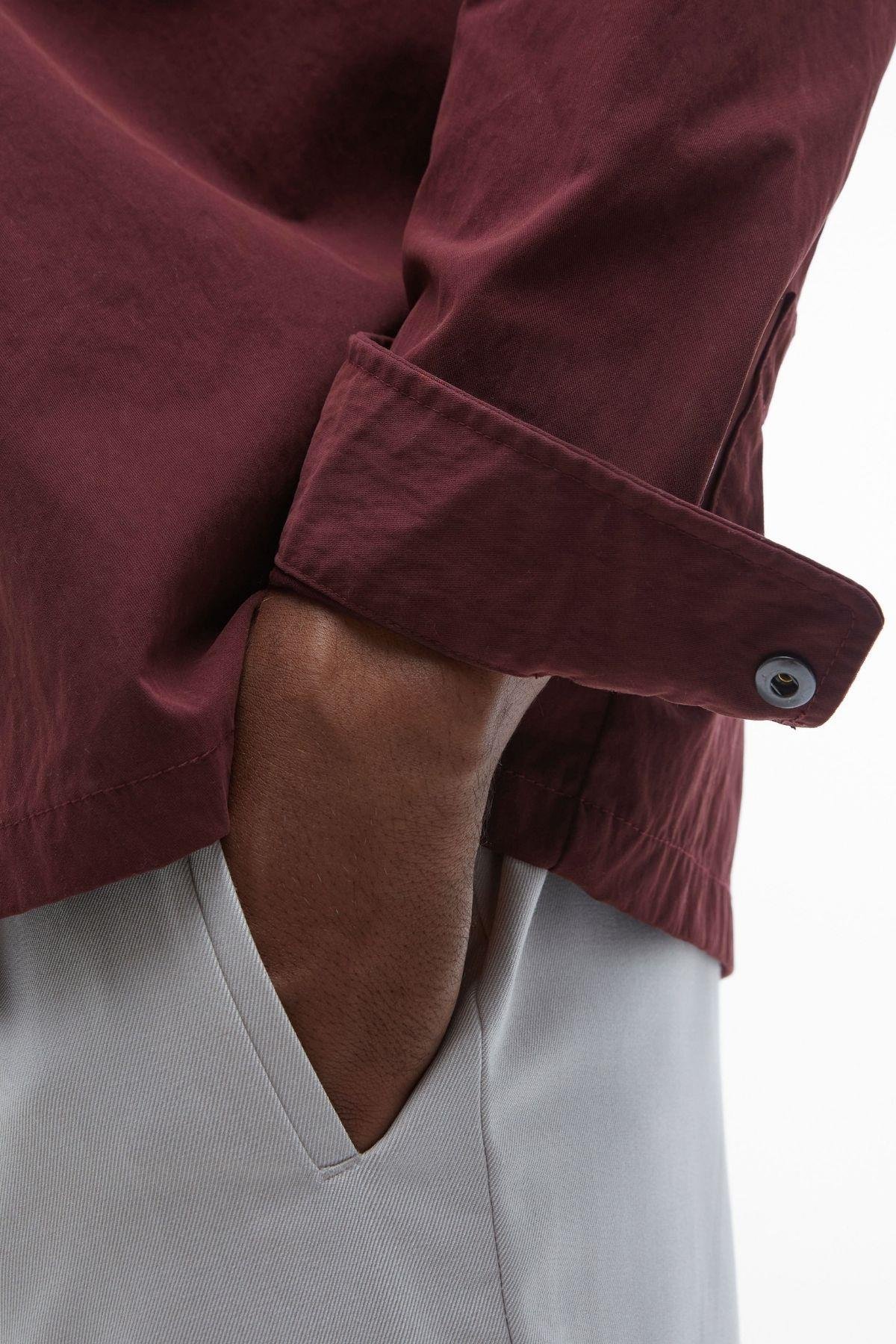 B.Intl Rocco Overshirt RE98 Bordeaux
