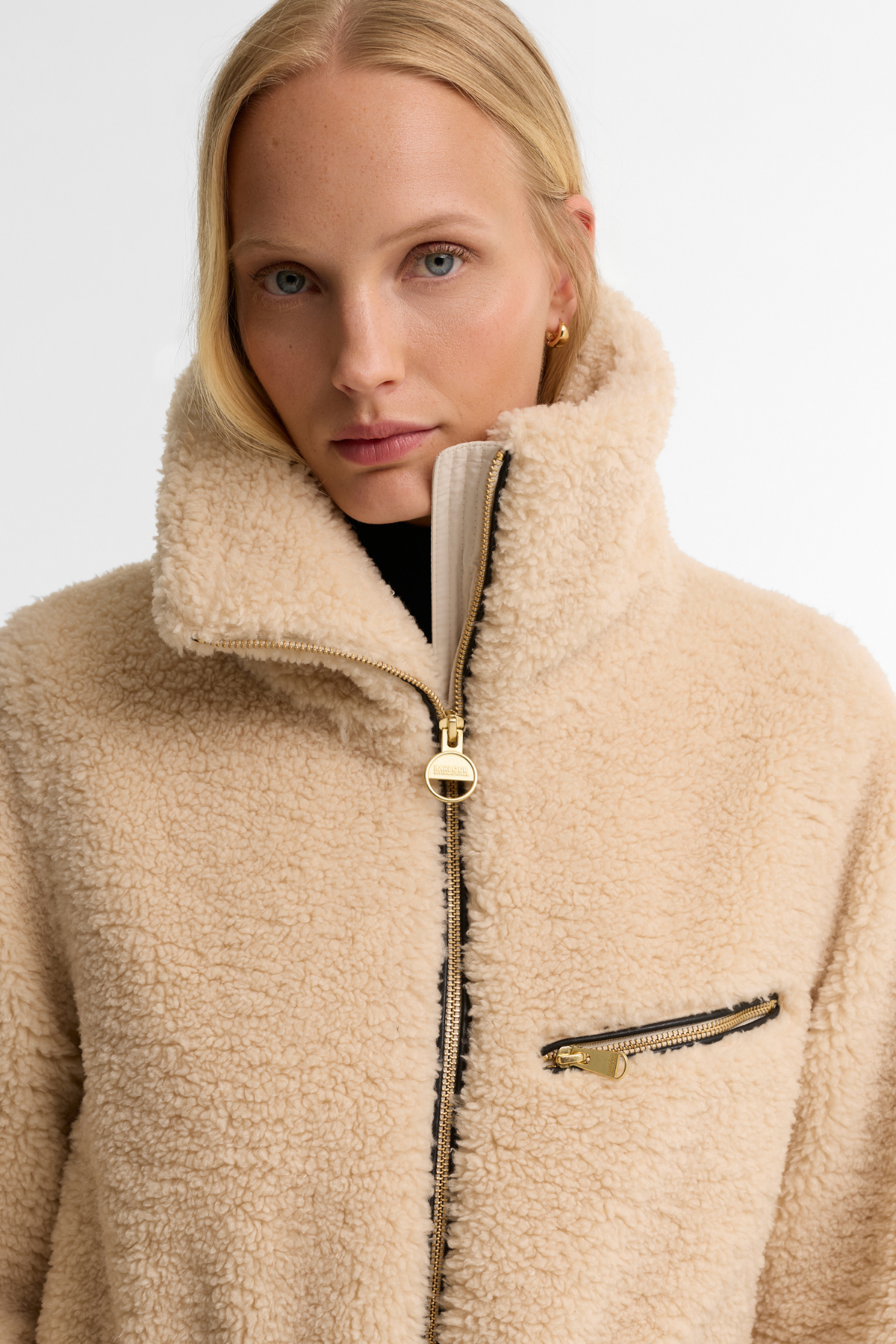B.Intl Kemora Fleece Casual Ceket CR31 Jasmine Black