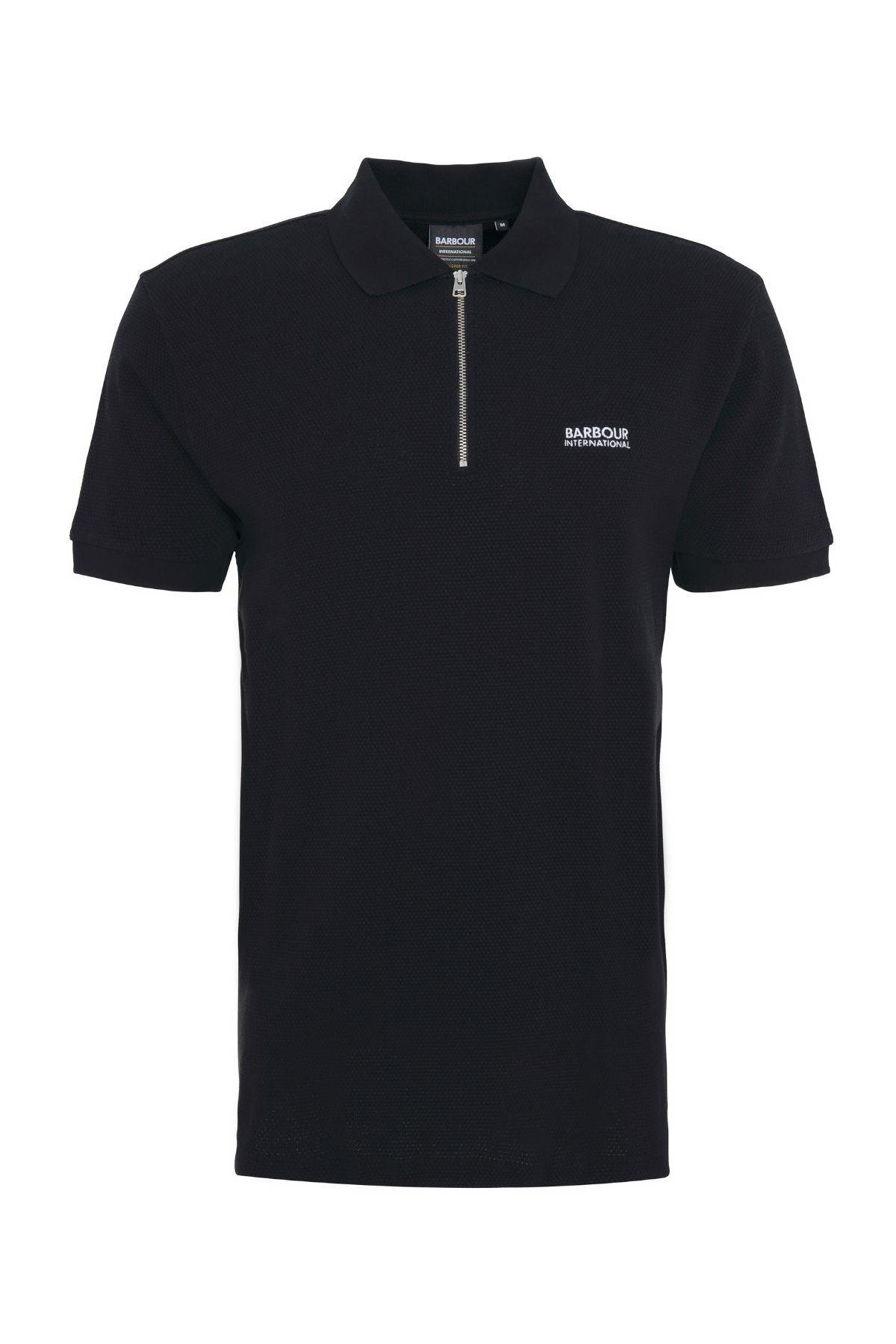 B.Intl Albury Short Sleeve Polo Yaka BK11 Black