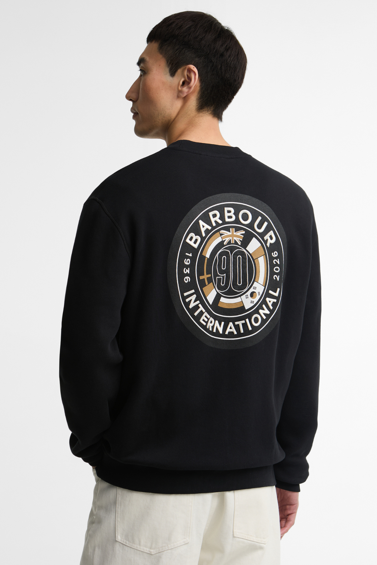 B.Intl 90th Anniversary Graphic Sweatshirt BK11 Black