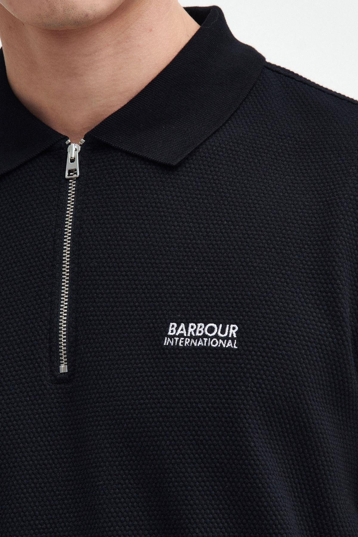 B.Intl Albury Short Sleeve Polo Yaka BK11 Black