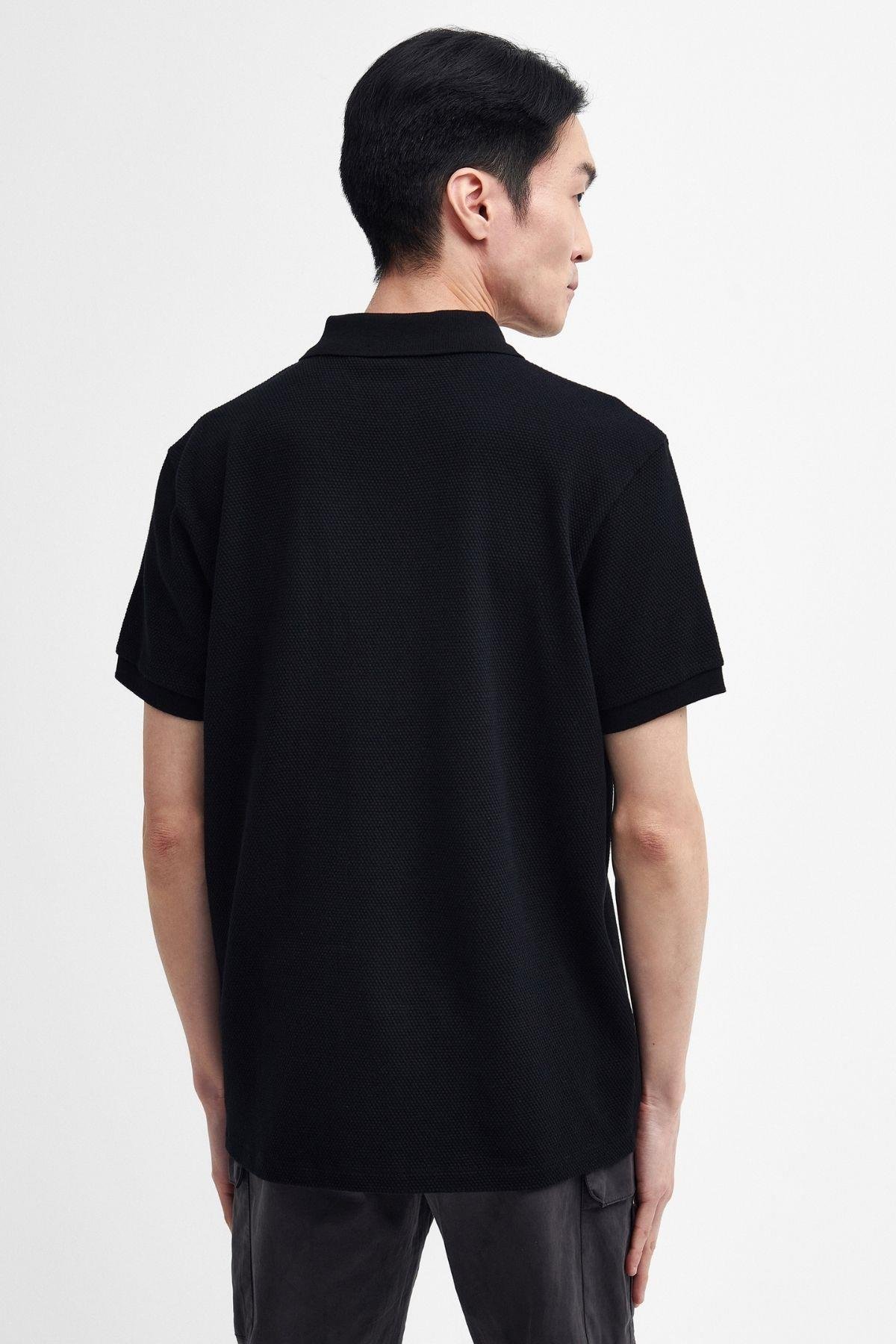 B.Intl Albury Short Sleeve Polo Yaka BK11 Black