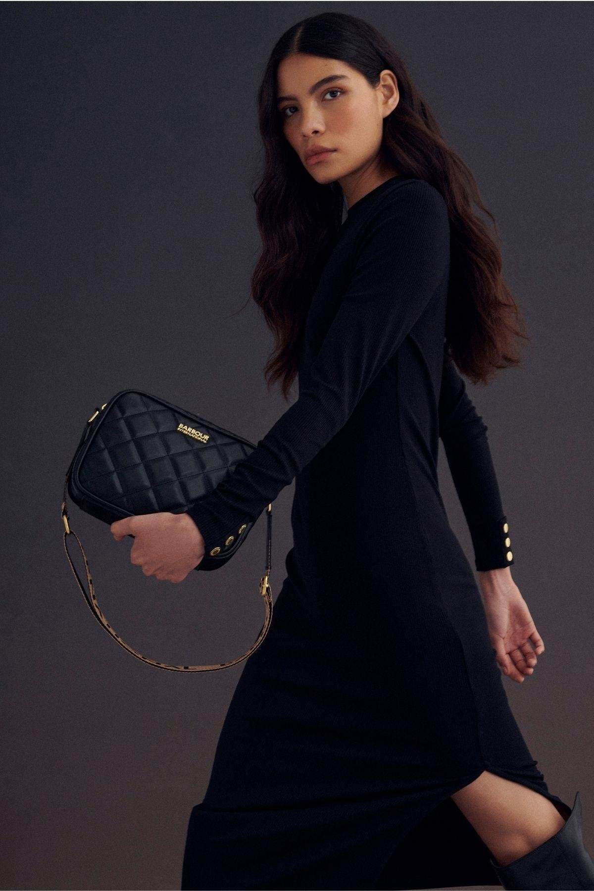 B.Intl Kapitone Sloane Çapraz Çanta BK11 Black