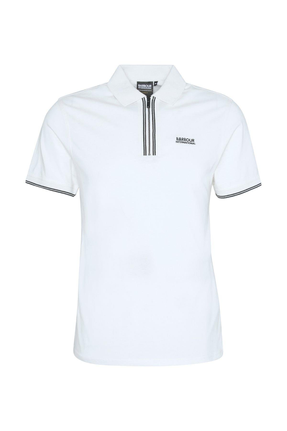 B.Intl Ollie Twin Tipped Placket Polo Yaka WH32 Whisper White