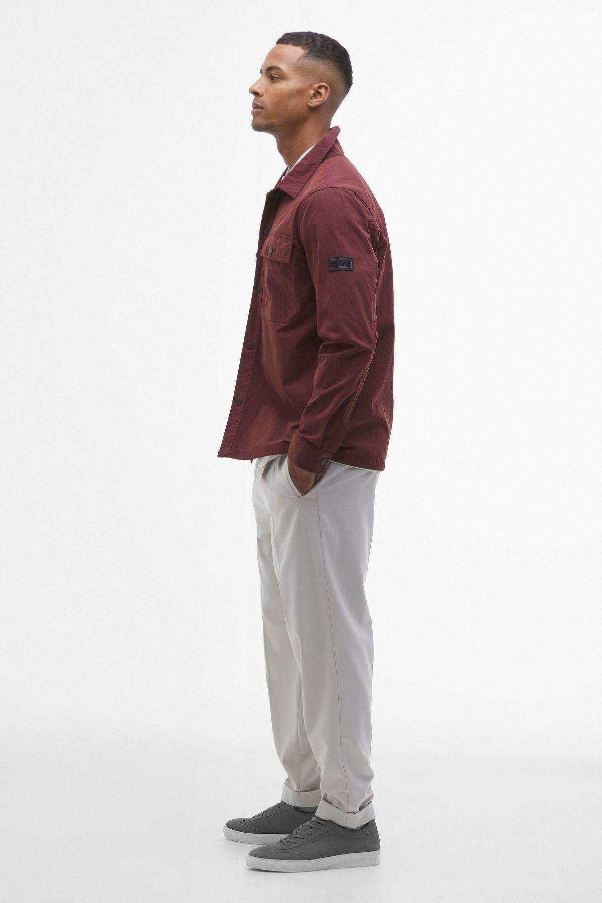 B.Intl Rocco Overshirt RE98 Bordeaux