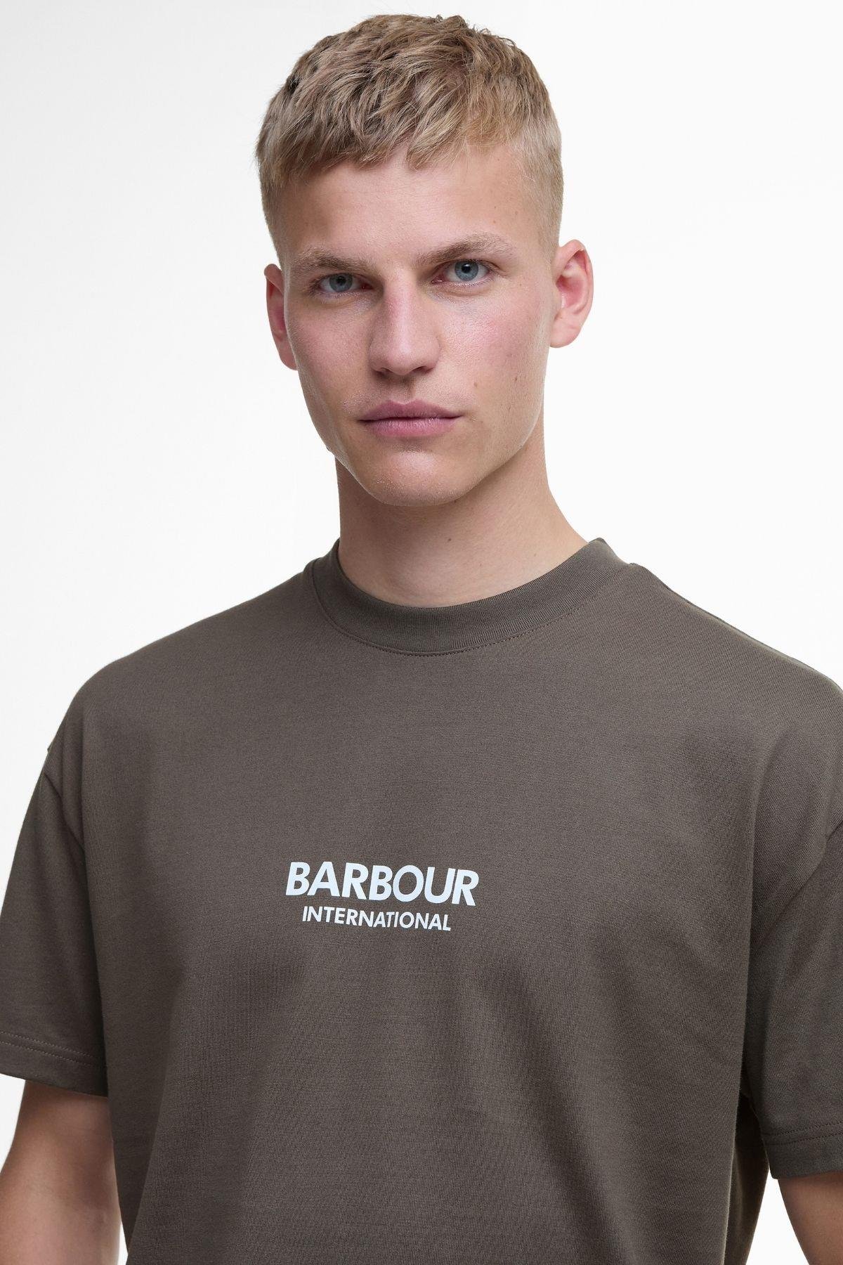 B.Intl Formula Oversized T-Shirt BR97 Major Brown