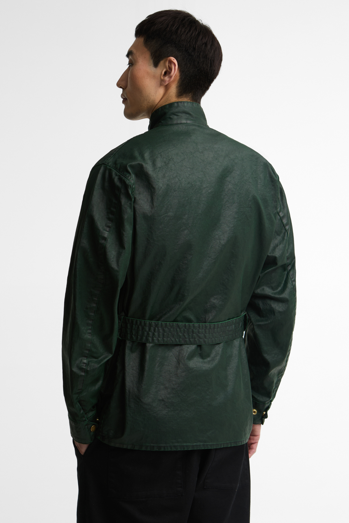B.Intl Distressed 90th Anniversary Casual Ceket GN71 Green