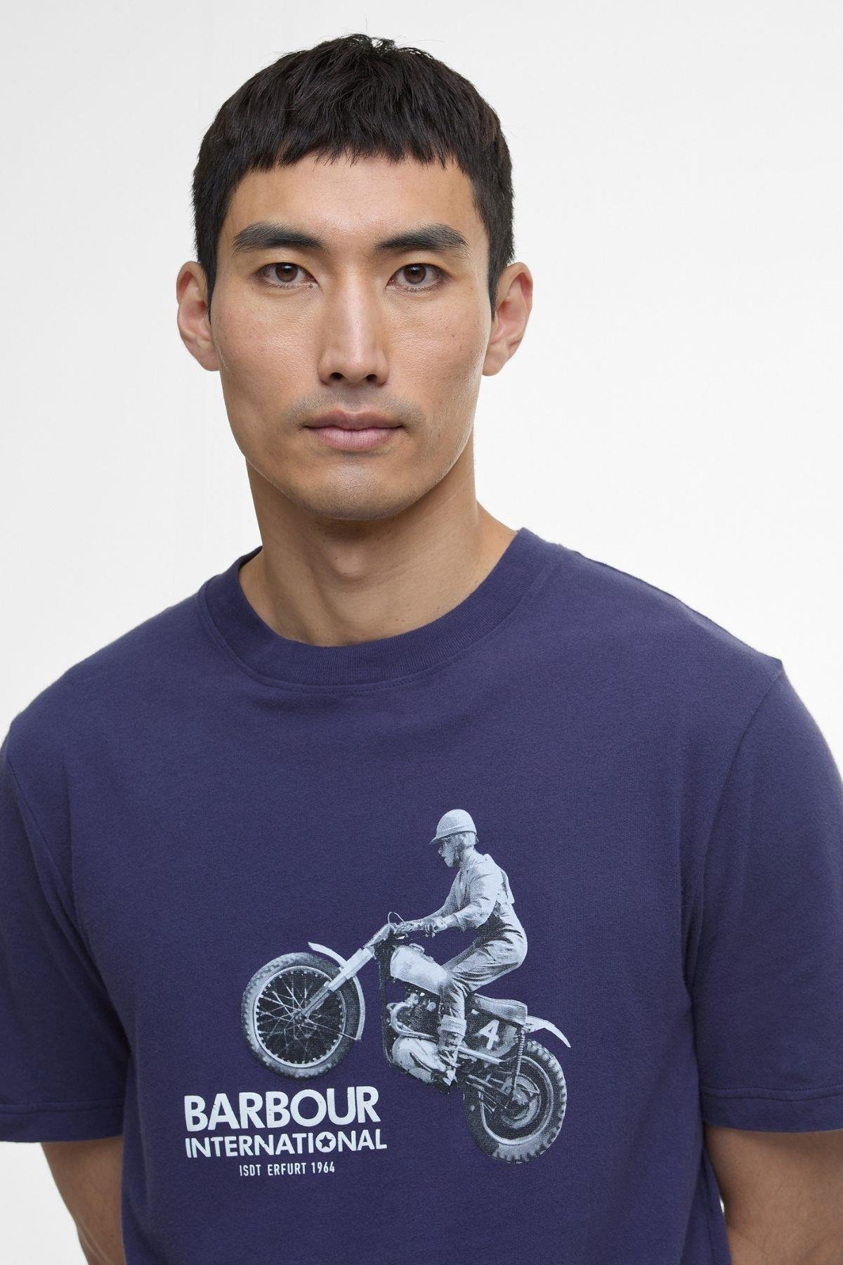 B.Intl Jump Archive Graphic T-Shirt BU78 Midnight Blue