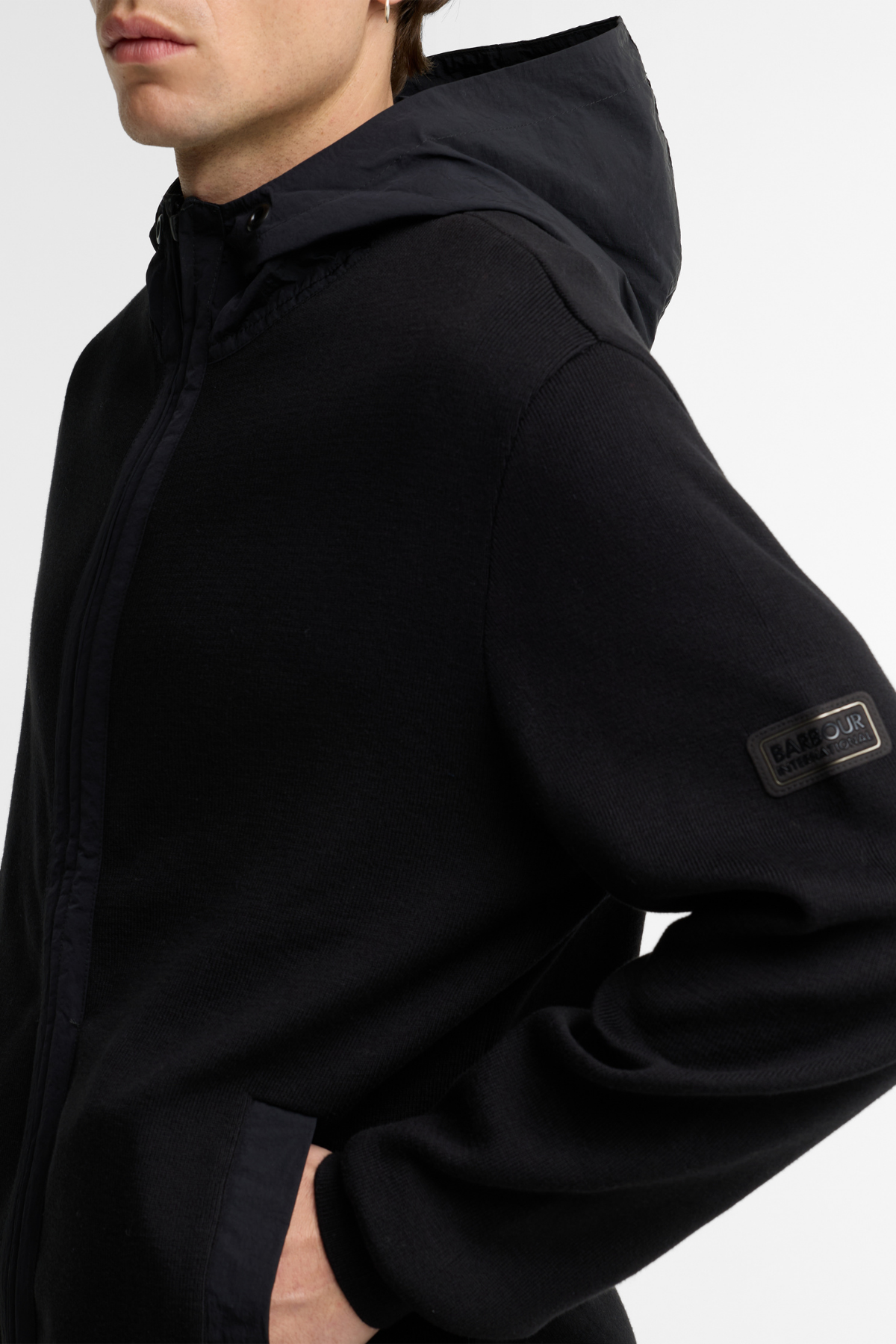 B.Intl Inline Knit Sweatshirt BK11 Black