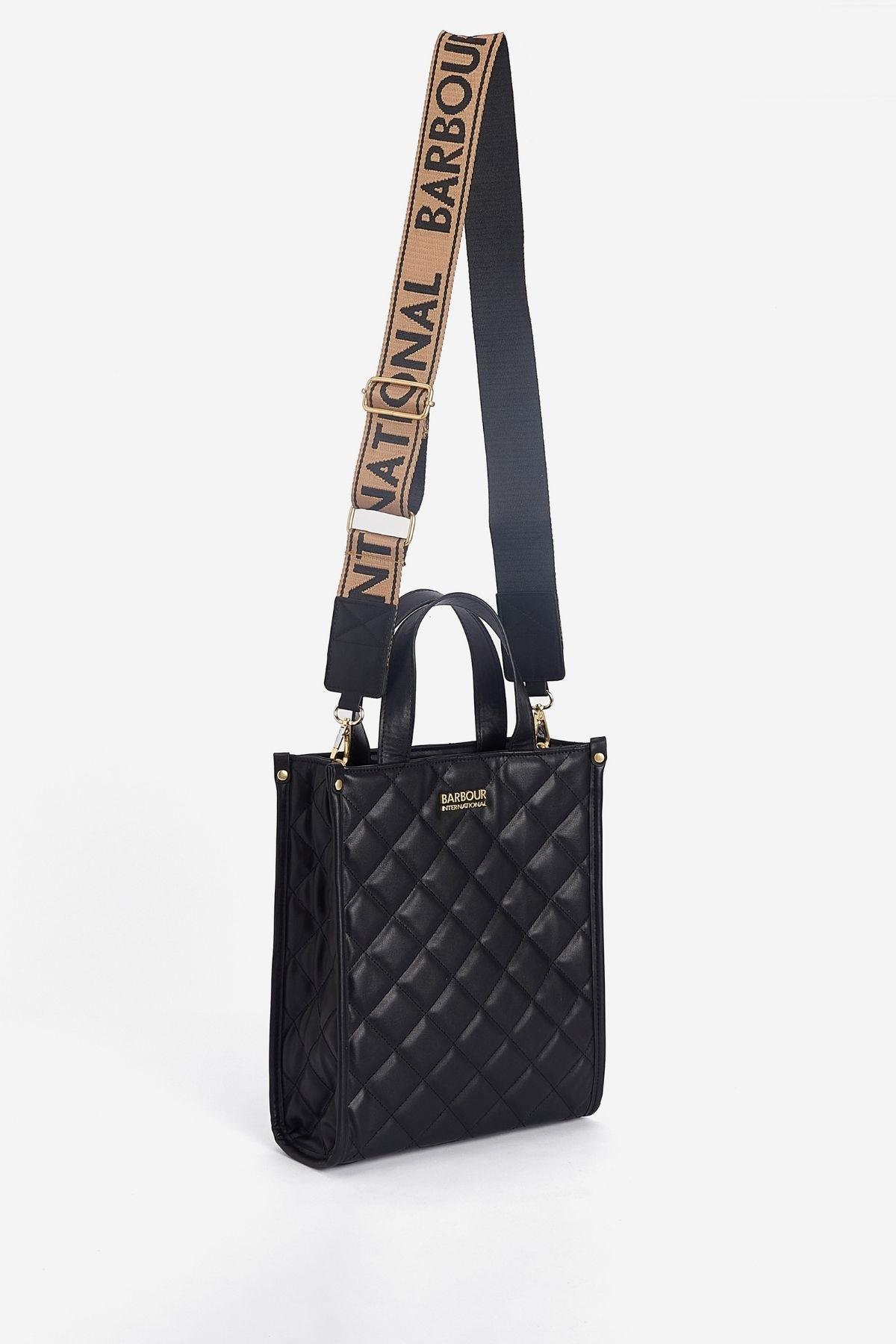 B.Intl Kapitone Fenchurch Tote Çanta BK11 Black
