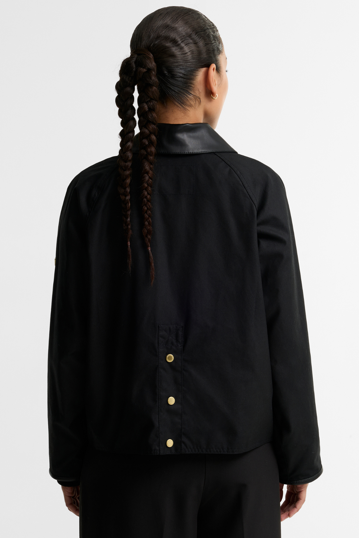B.Intl Donnington Yağlı Ceket BK71 Black Northumberland Check