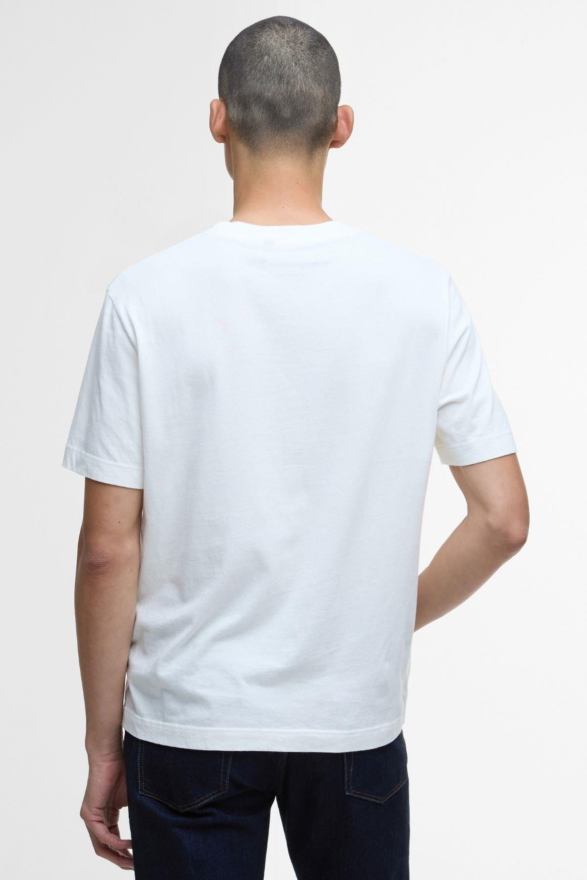 B.Intl Colman SMQ Graphic T-Shirt WH32 Whisper White