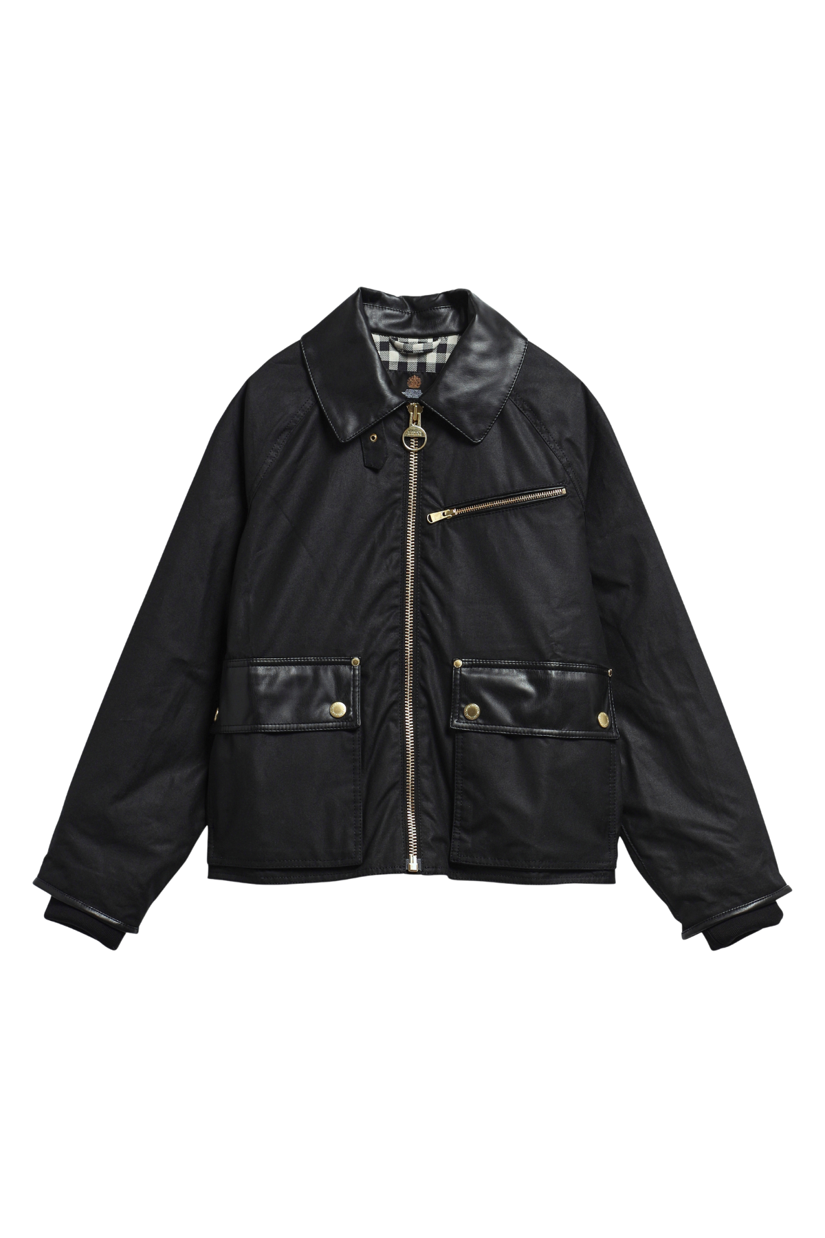 B.Intl Donnington Yağlı Ceket BK71 Black Northumberland Check
