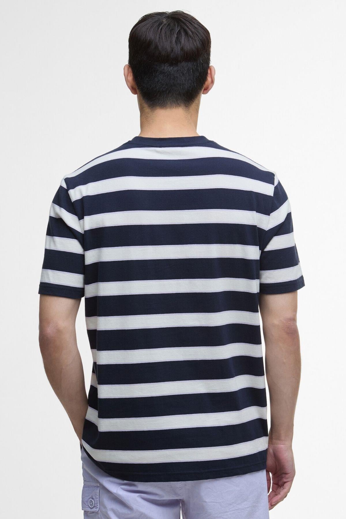 B.Intl Luca Stripe T-Shirt NY91 Navy