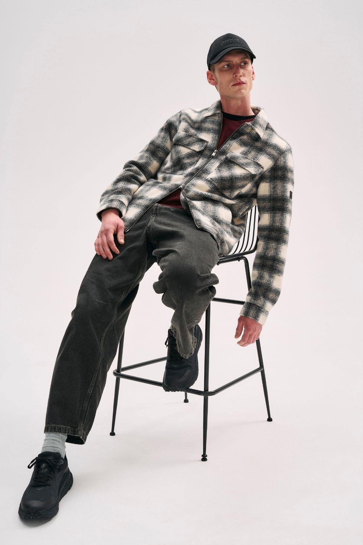 B.Intl Clayton Overshirt GY35 Concrete