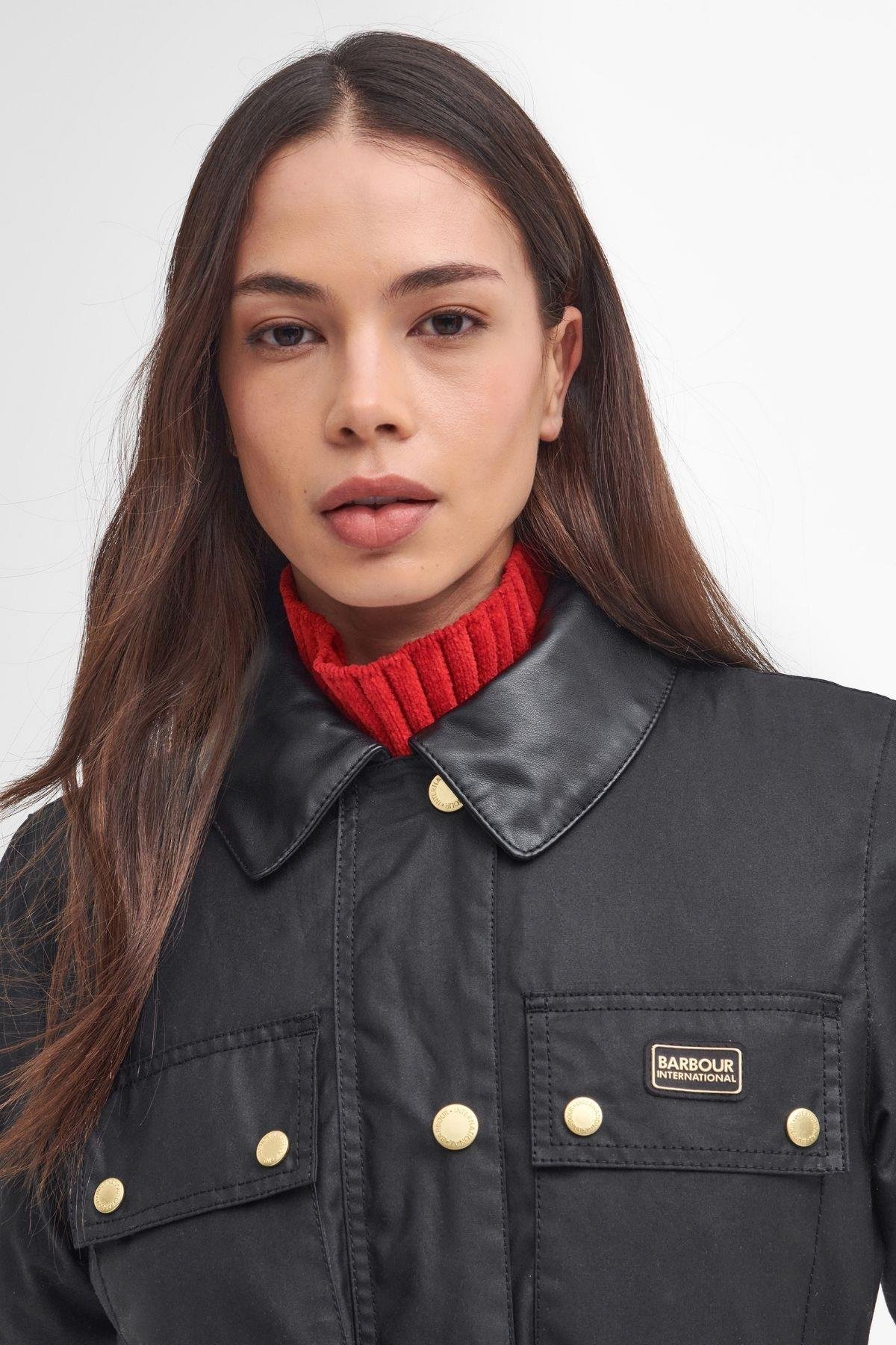B.Intl Milla Yağlı Trençkot BK71 Black