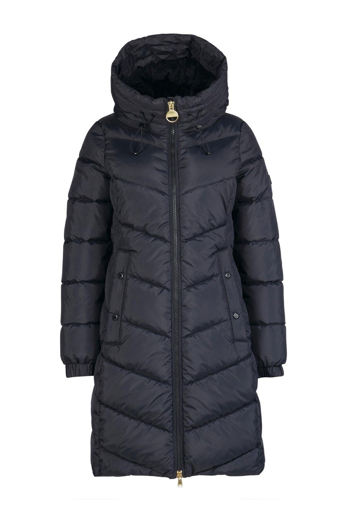 B.Intl Boston Longline Kapitone Ceket BK11 Black/Classic