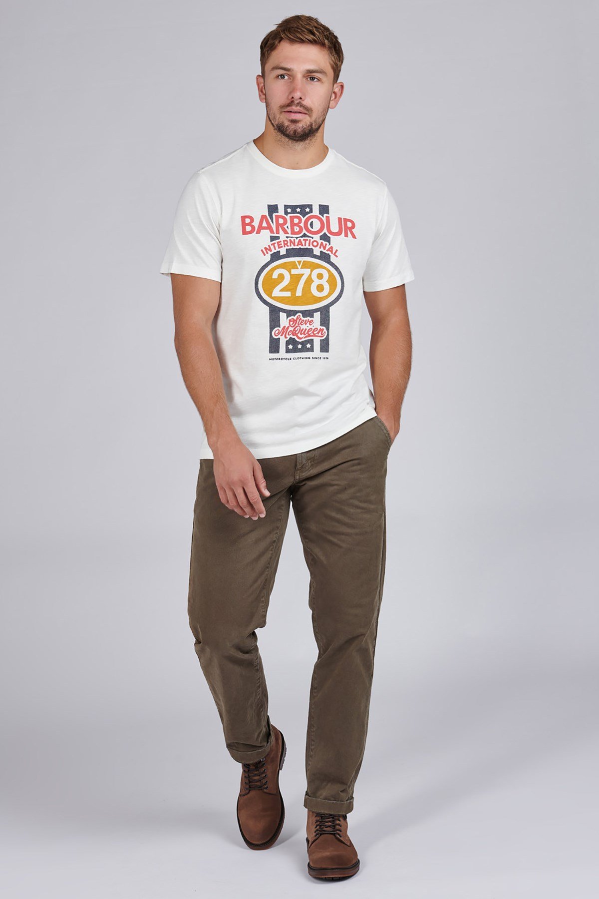 B.Intl Chase T-Shirt WH32 Whisper White